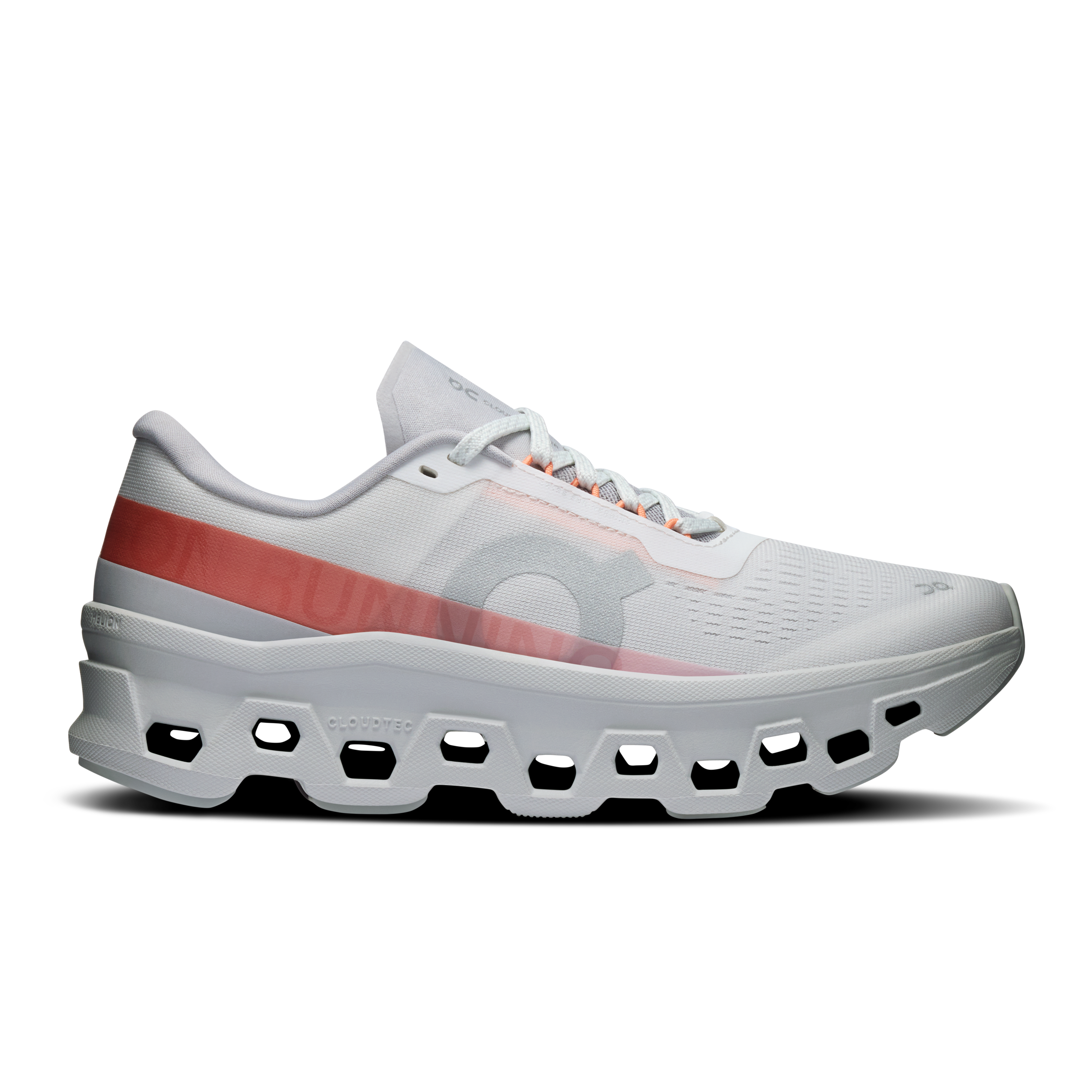 On Cloudmonster 1 White Grey Women Women – All-day comfort Shoes