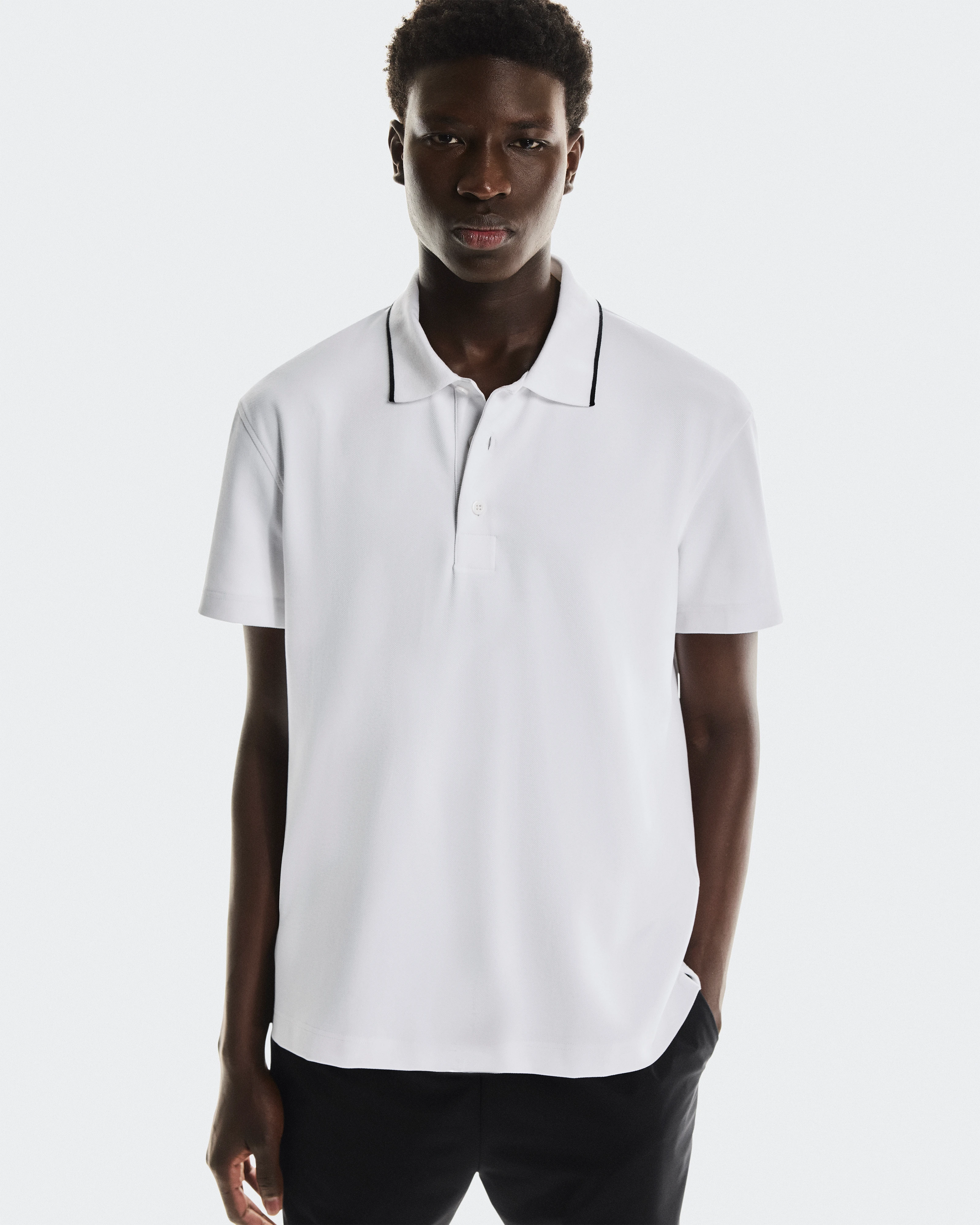 On Courtside Polo White Men Tops and t-shirts