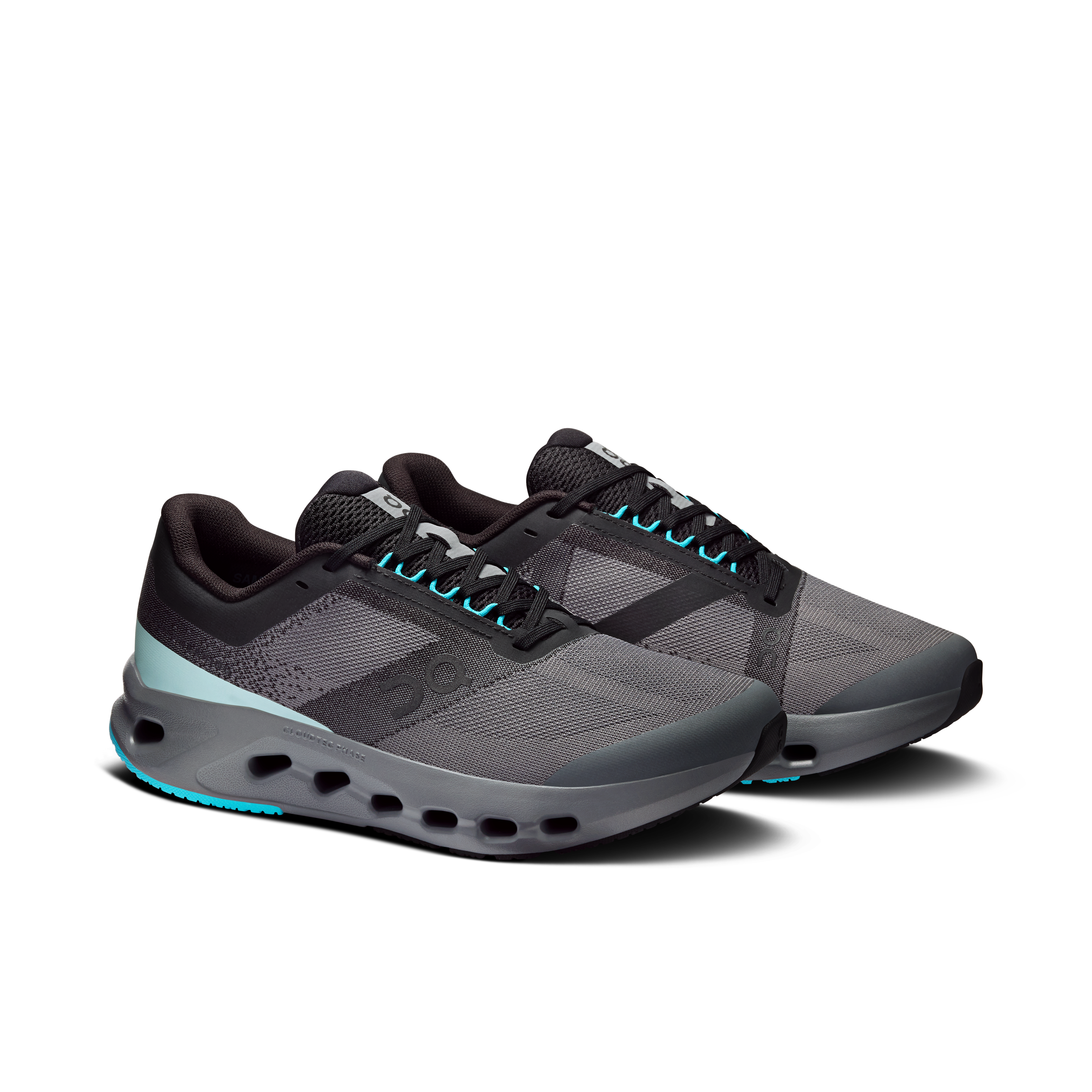 On Cloudsurfer Youth Black & Riviera Youth Road running Shoes