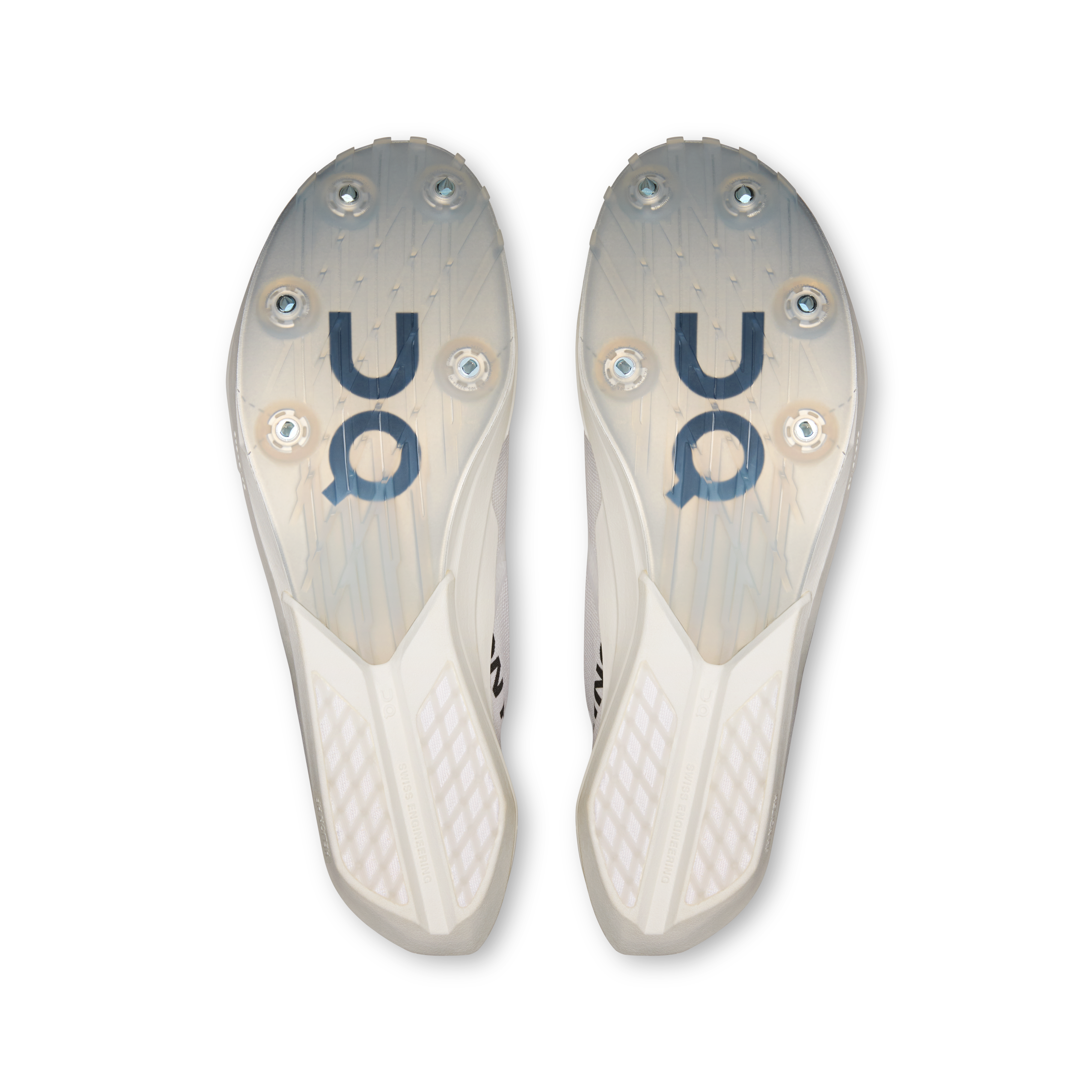 On Cloudspike Amplius 2 White & Frost Men Track Shoes