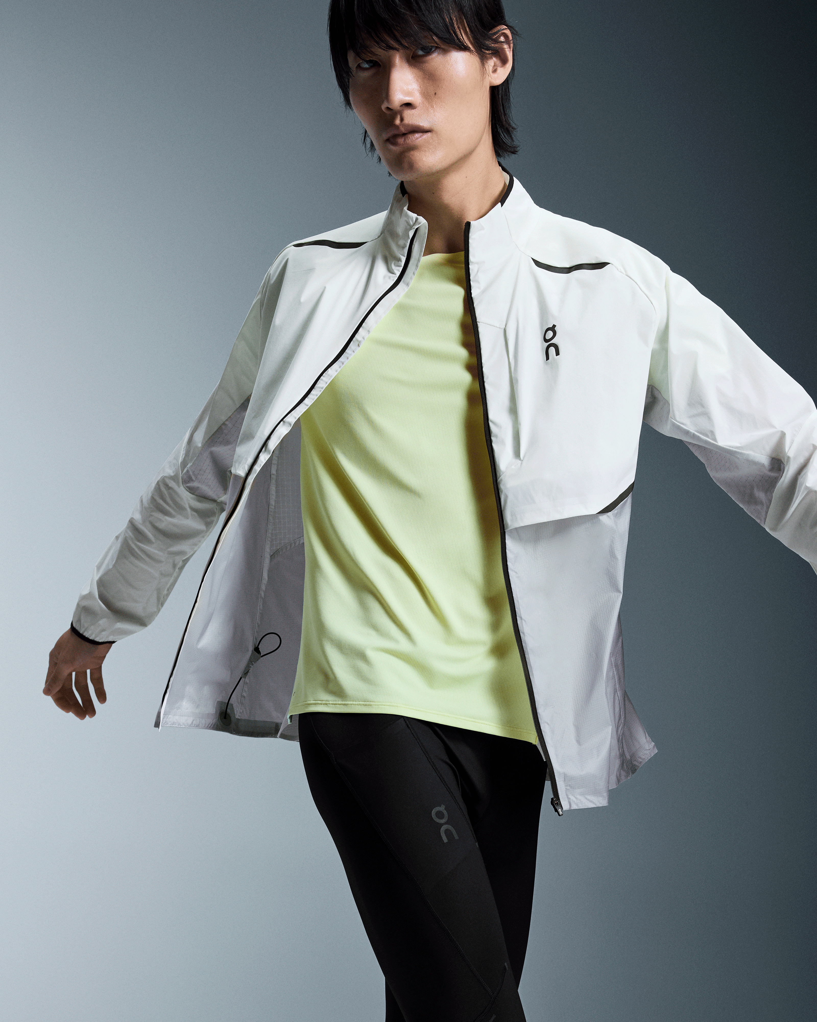 Men's Weather Jacket | White | On United States Men's Weather Jacket | White | On United States