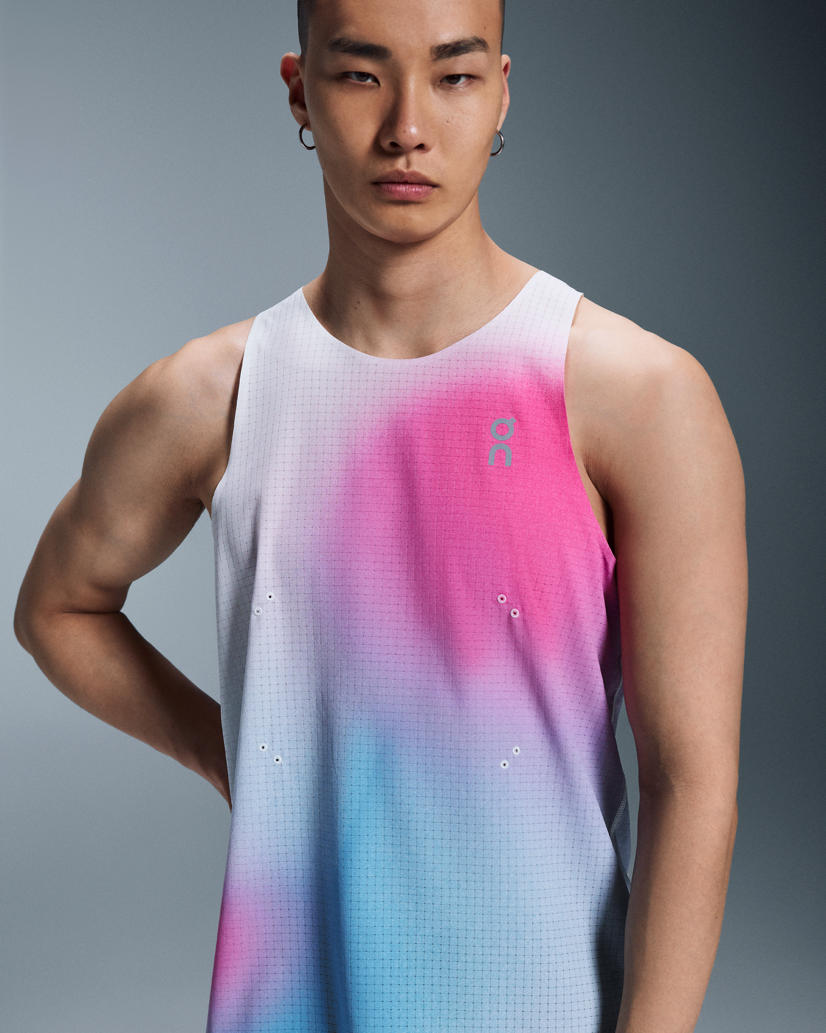On Pace Tank Undyed & Pink Men Tops and t-shirts