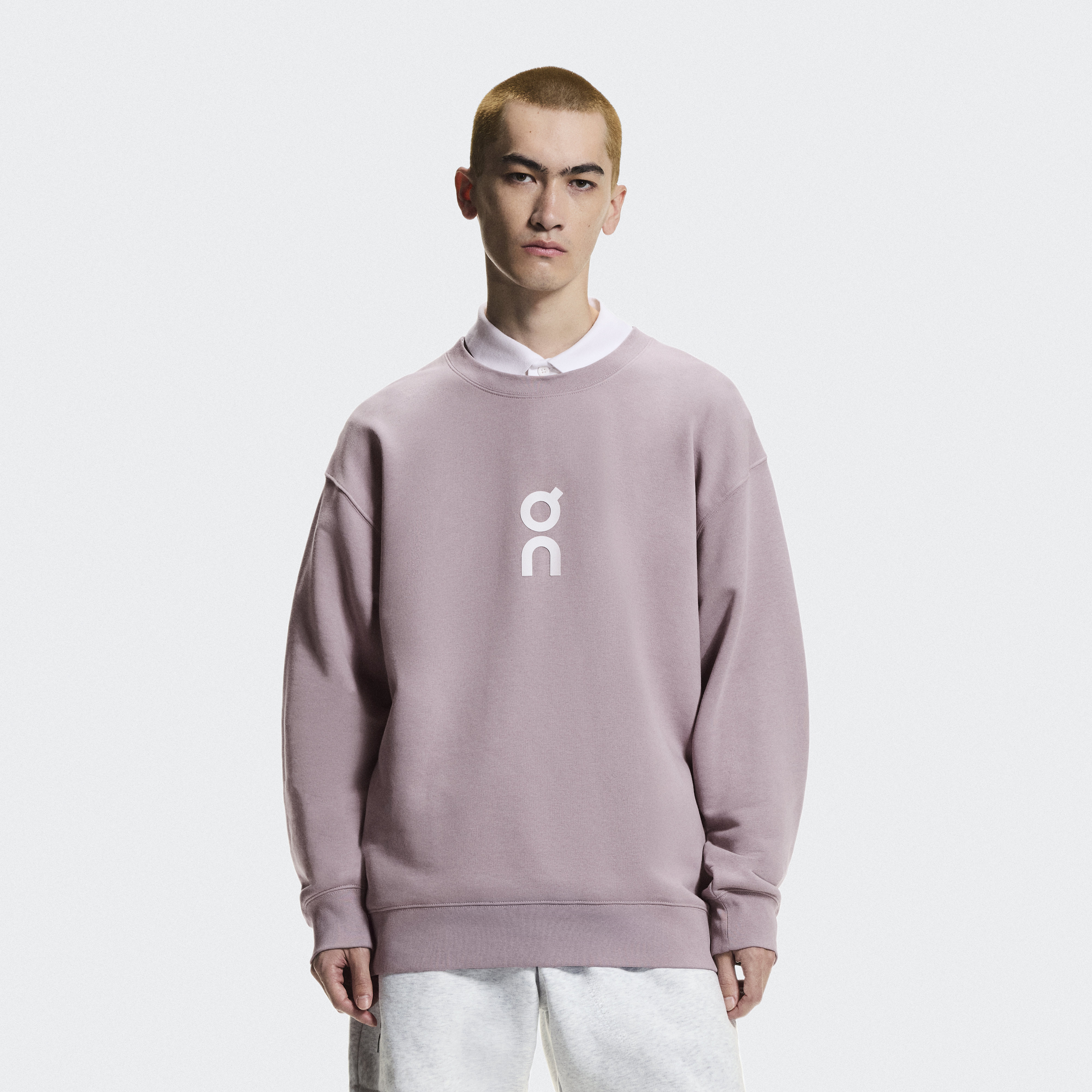 Club Crew Sweater in Heron