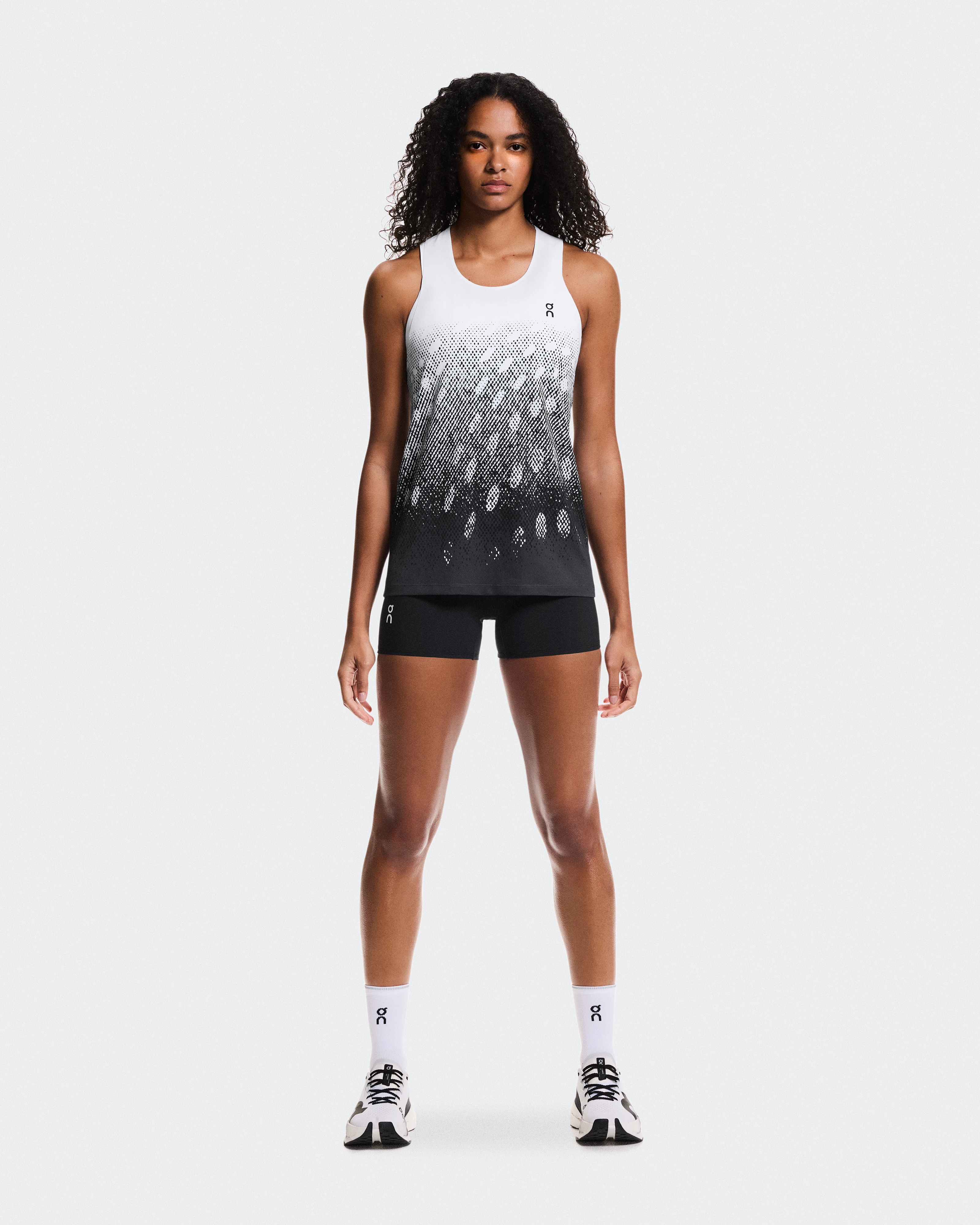 On Zero Singlet White & Iron Women Tops and t-shirts