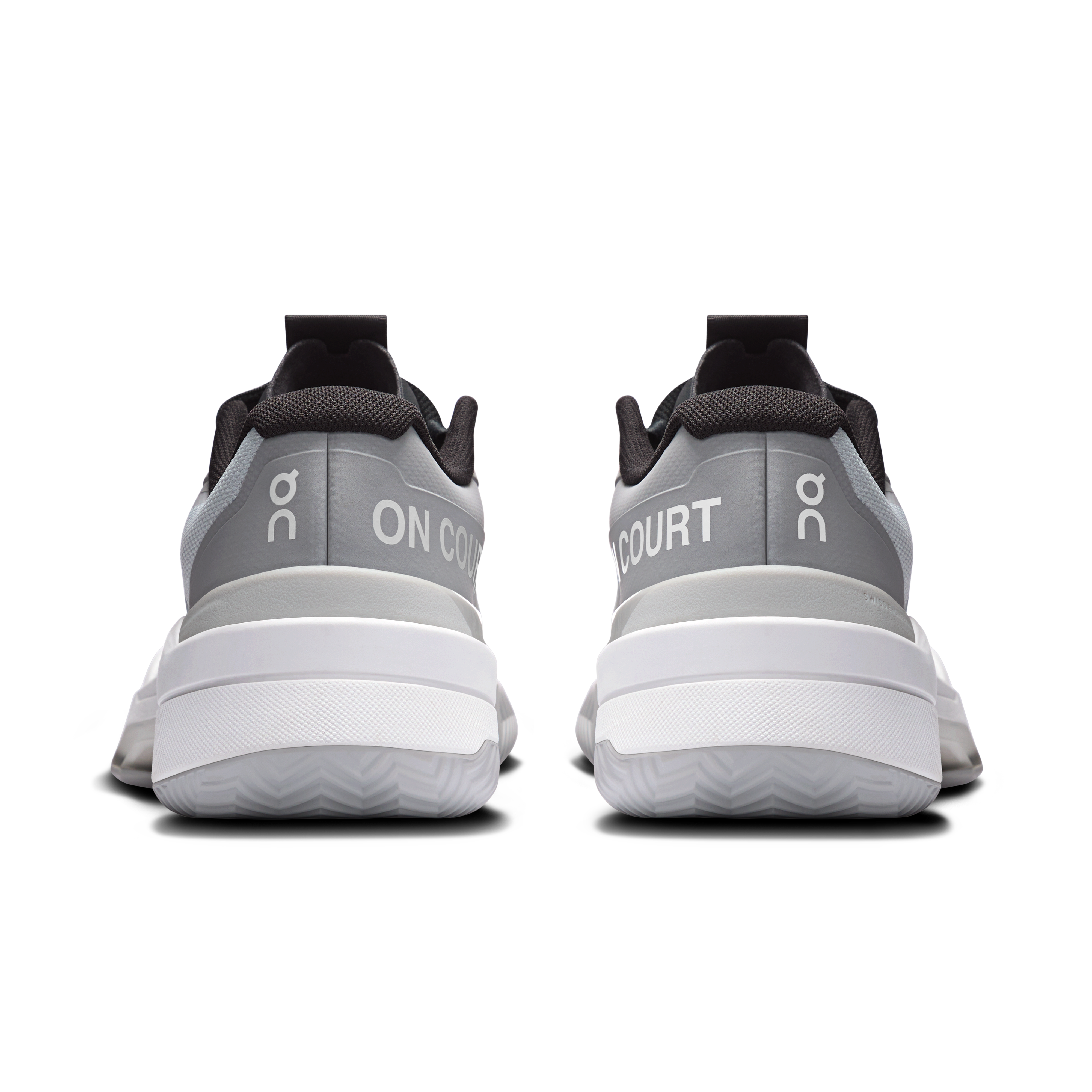 On THE ROGER Pro Fire Clay Glacier & Black Women Tennis Shoes