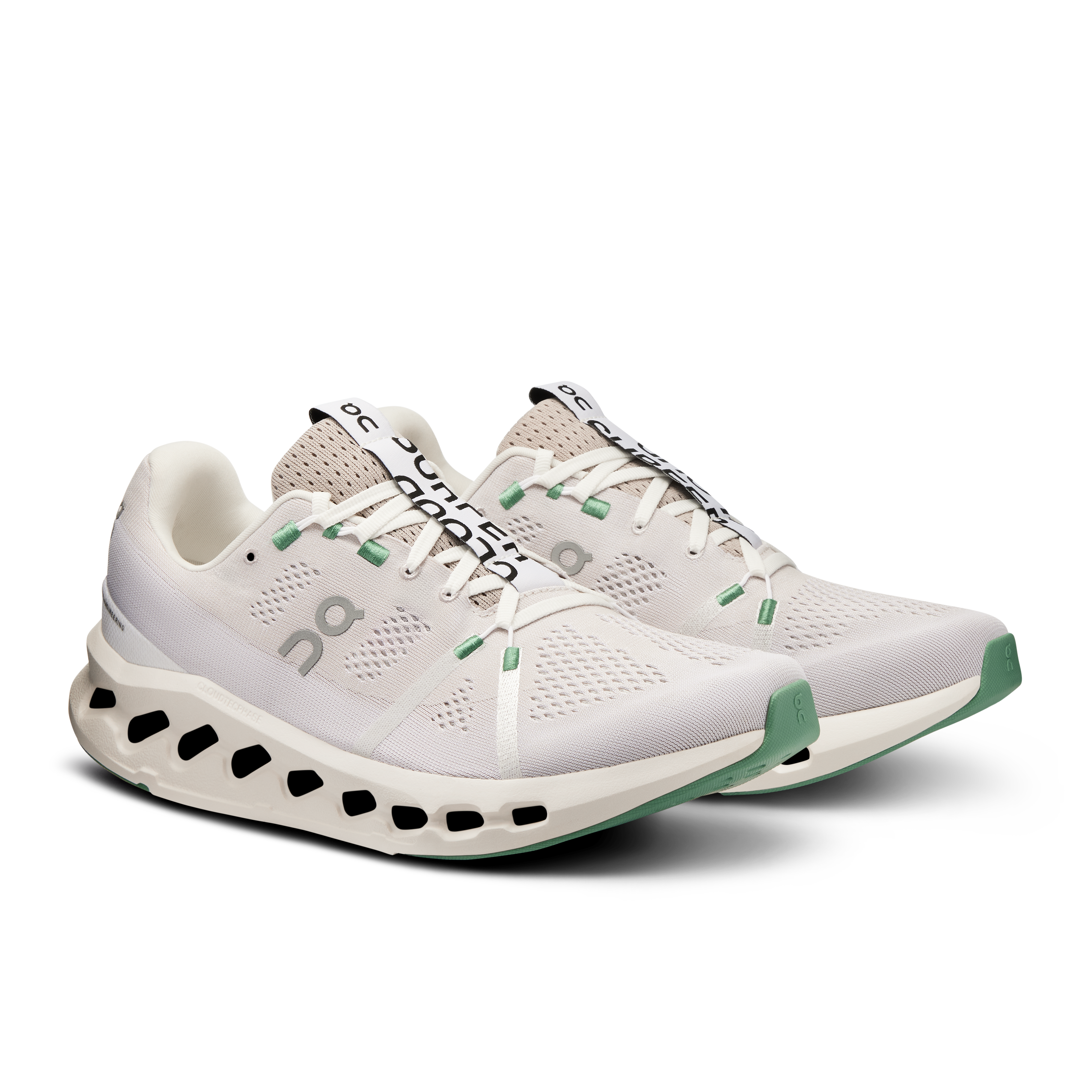 On Cloudsurfer Pearl & Ivory Hombre Road running Calzado