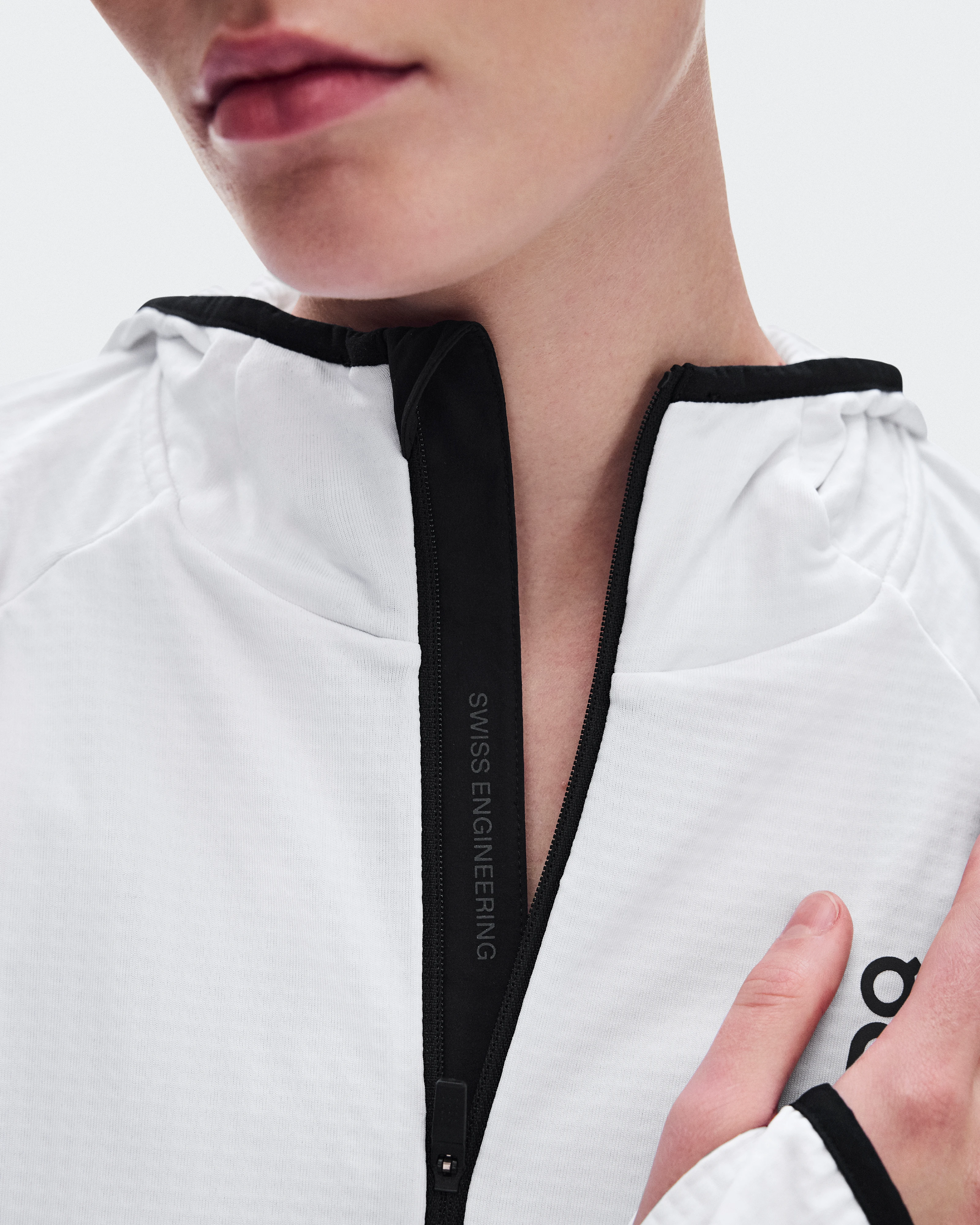On Climate Zip Hoodie White Women Hoodies and sweatshirts