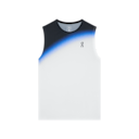 Court Tank Top Swing in White/Jay