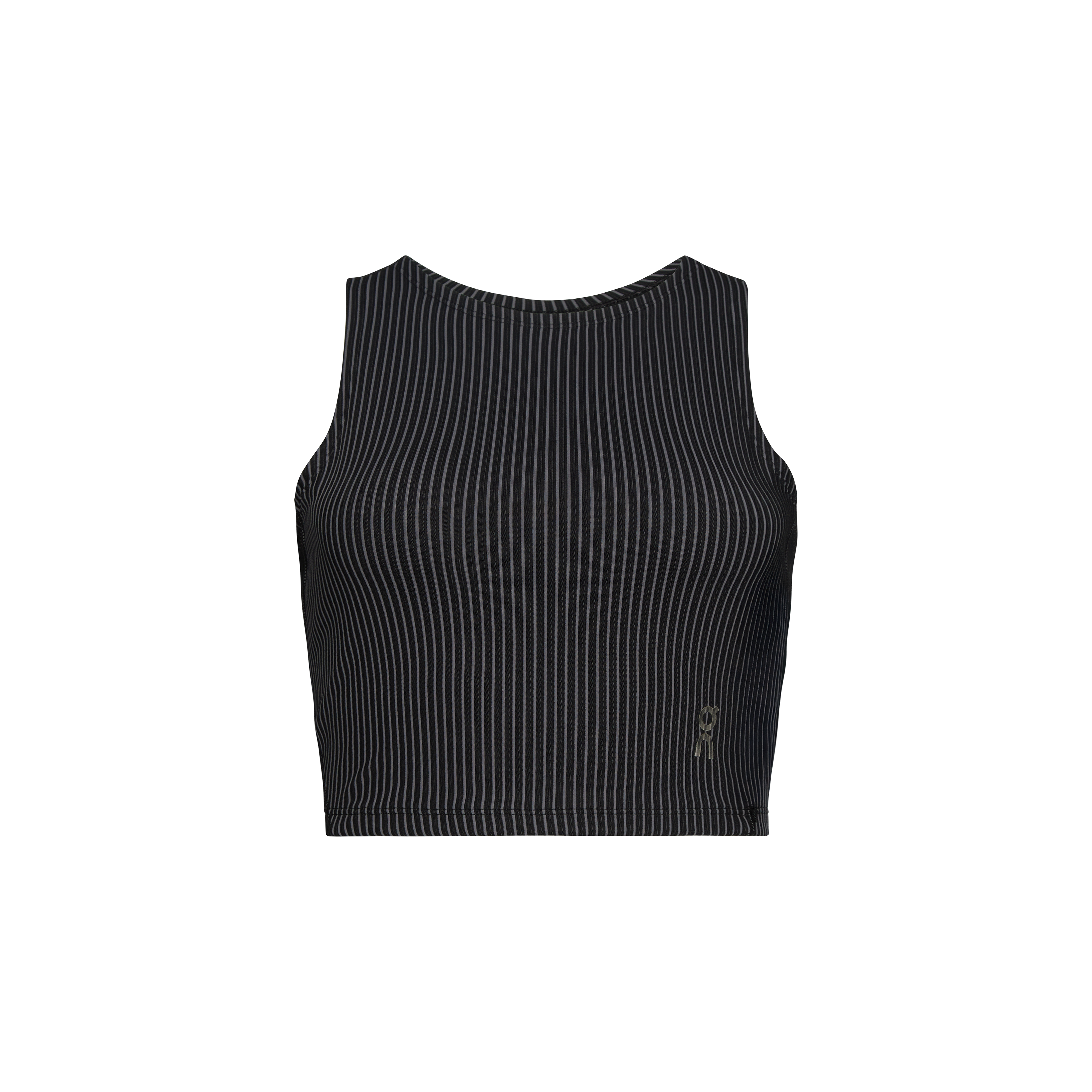ウィメンズ All-Day Ribbed Crop | ブラック & グレー | On 日本