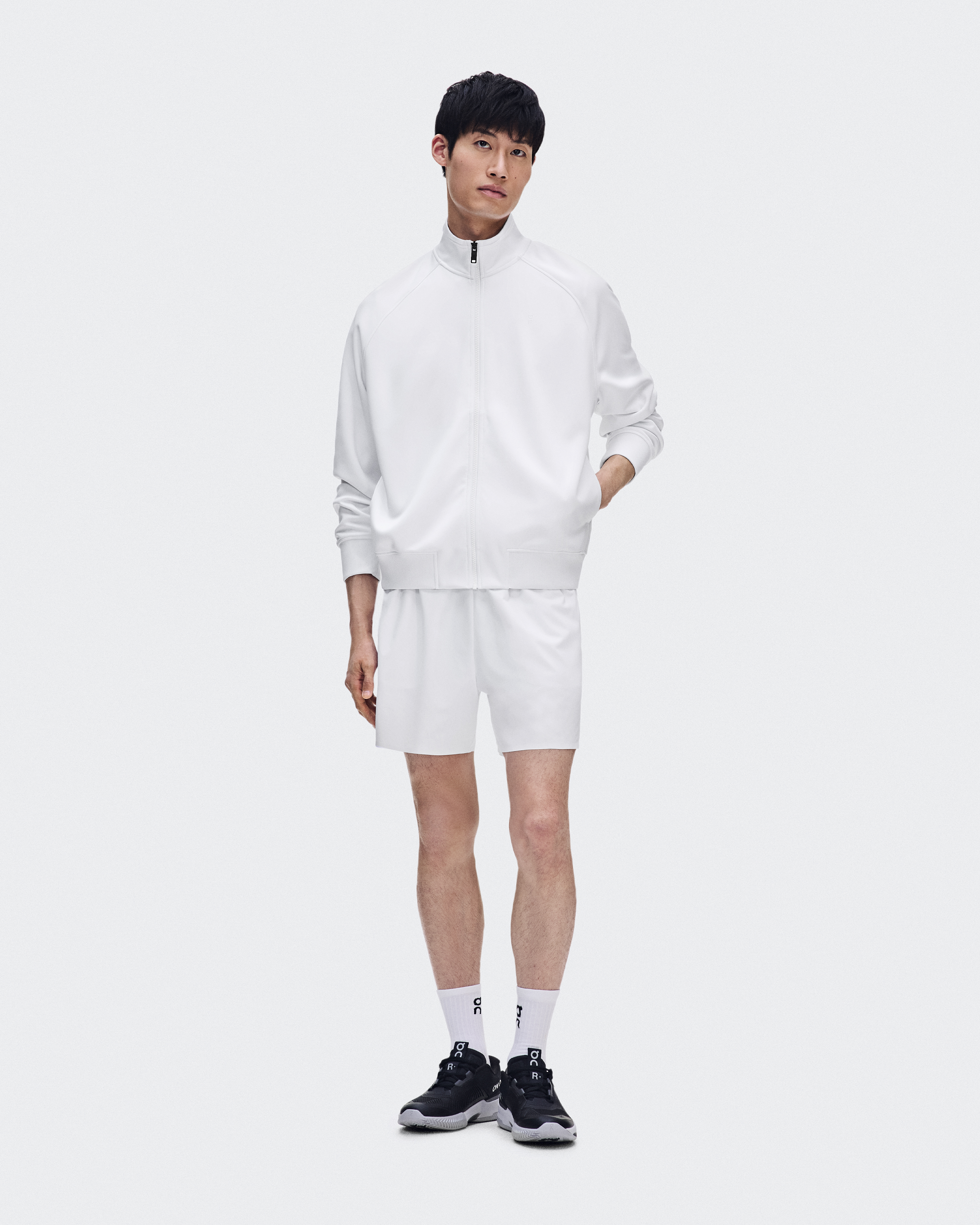 Men's Courtside Full Zip LDN | White | On United States