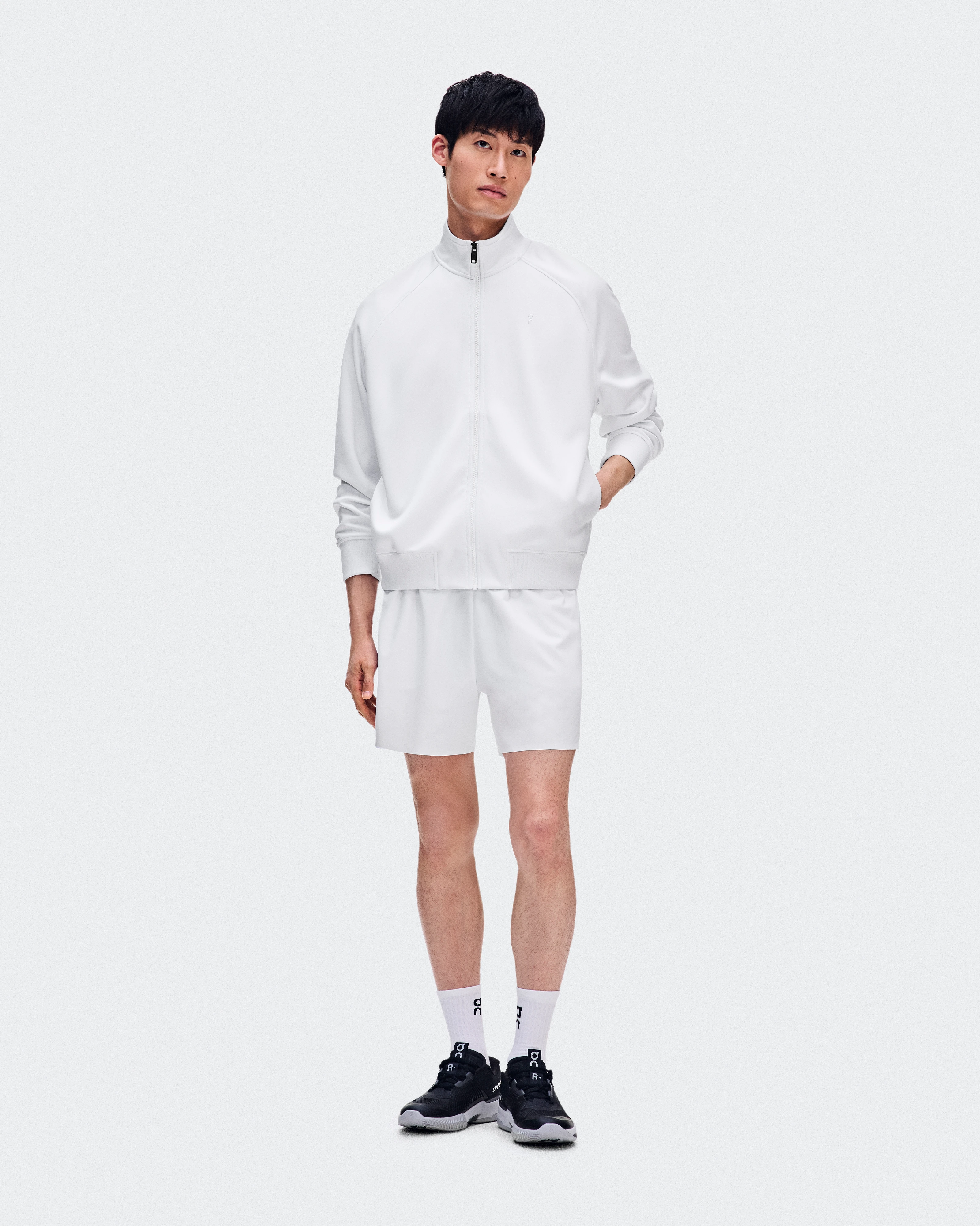 On Courtside Full Zip LDN White Men