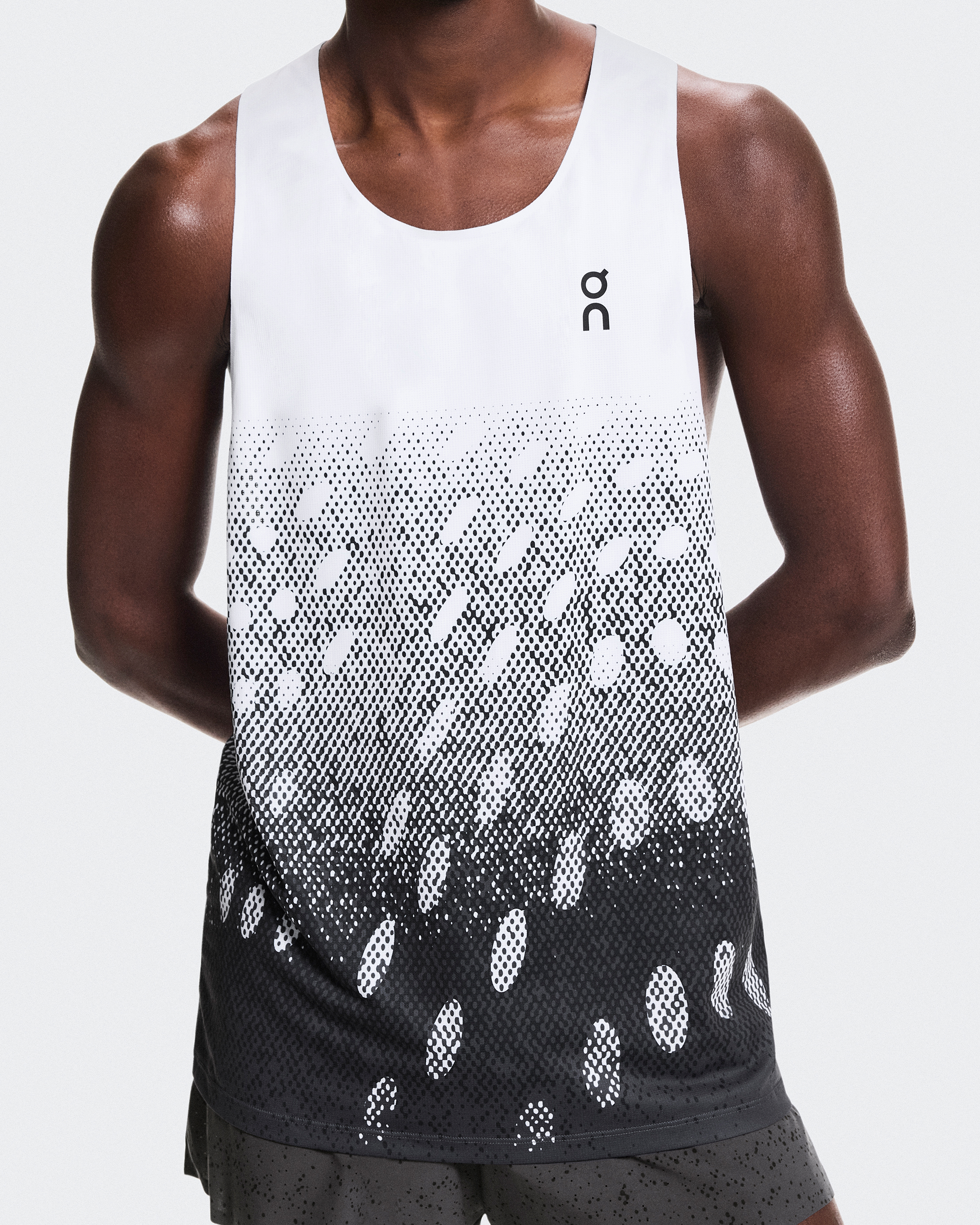 Men's Zero Singlet | White & Yellow | On India