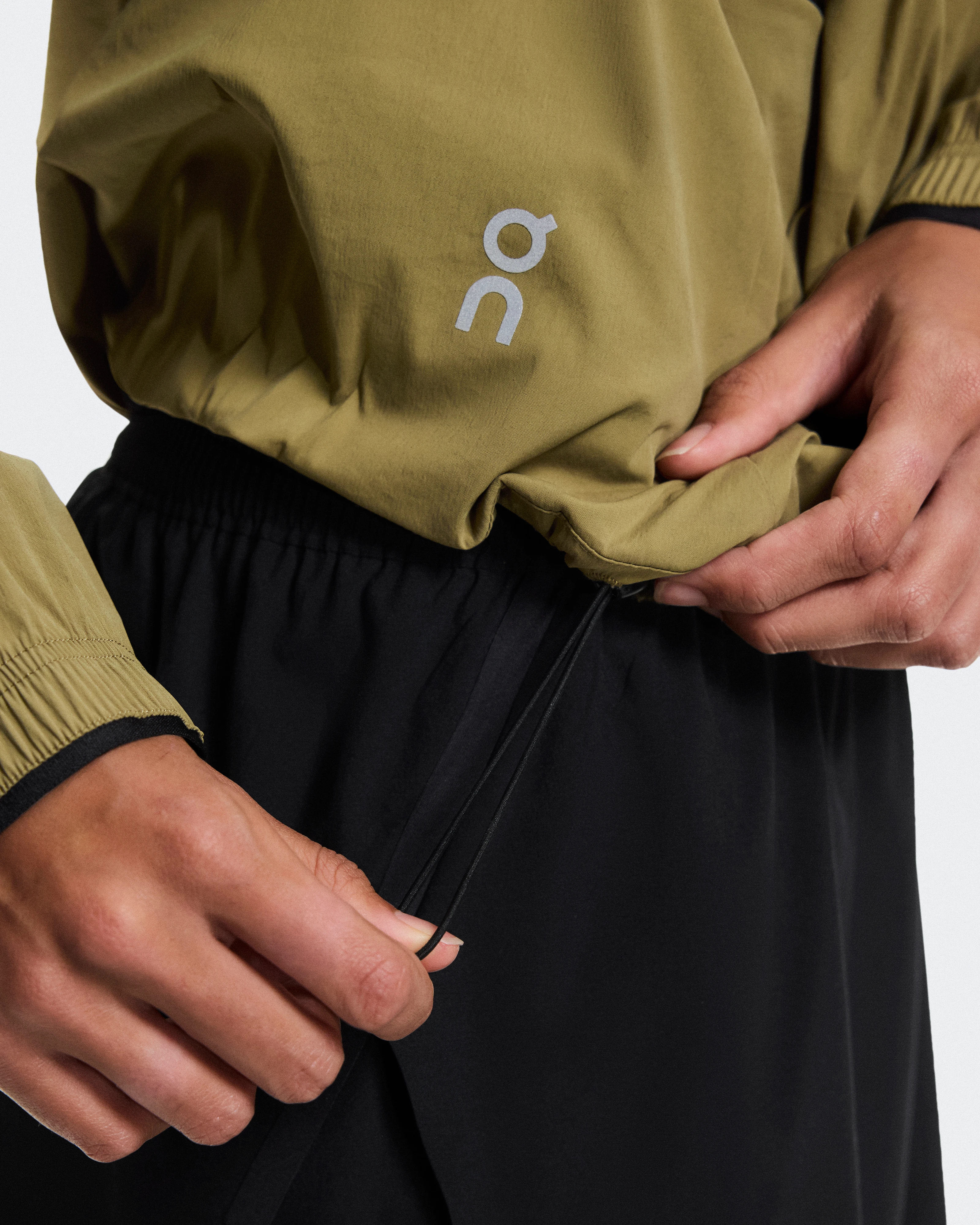 On All-Day 1/2 Zip Jacket Nutmeg Feminino Jaquetas