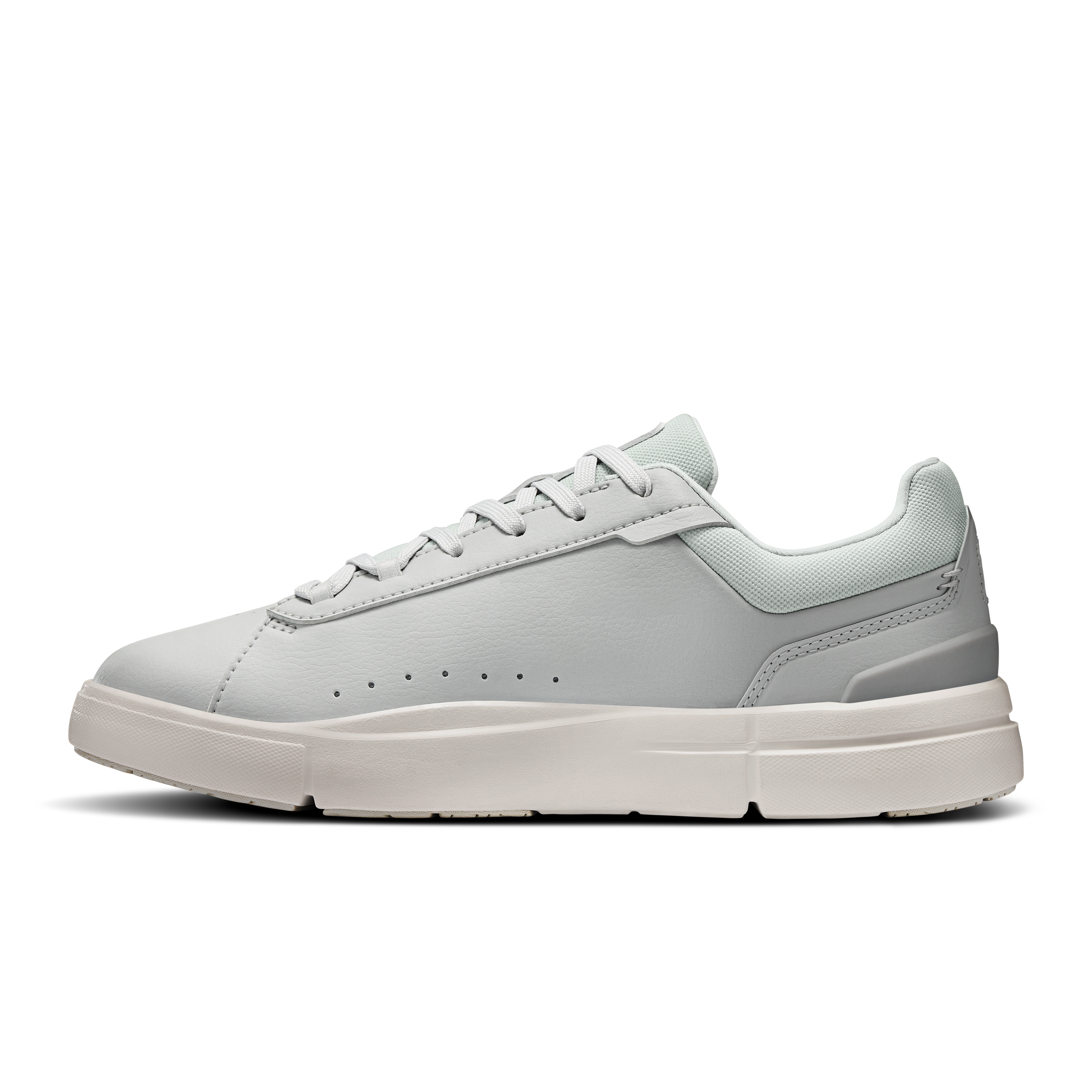 On THE ROGER Advantage Wolf & Glacier Women Tennis Shoes