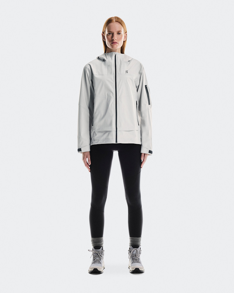 On Trek Jacket für Frauen in Silver, Größe: Medium, Polyamide/Polyester
