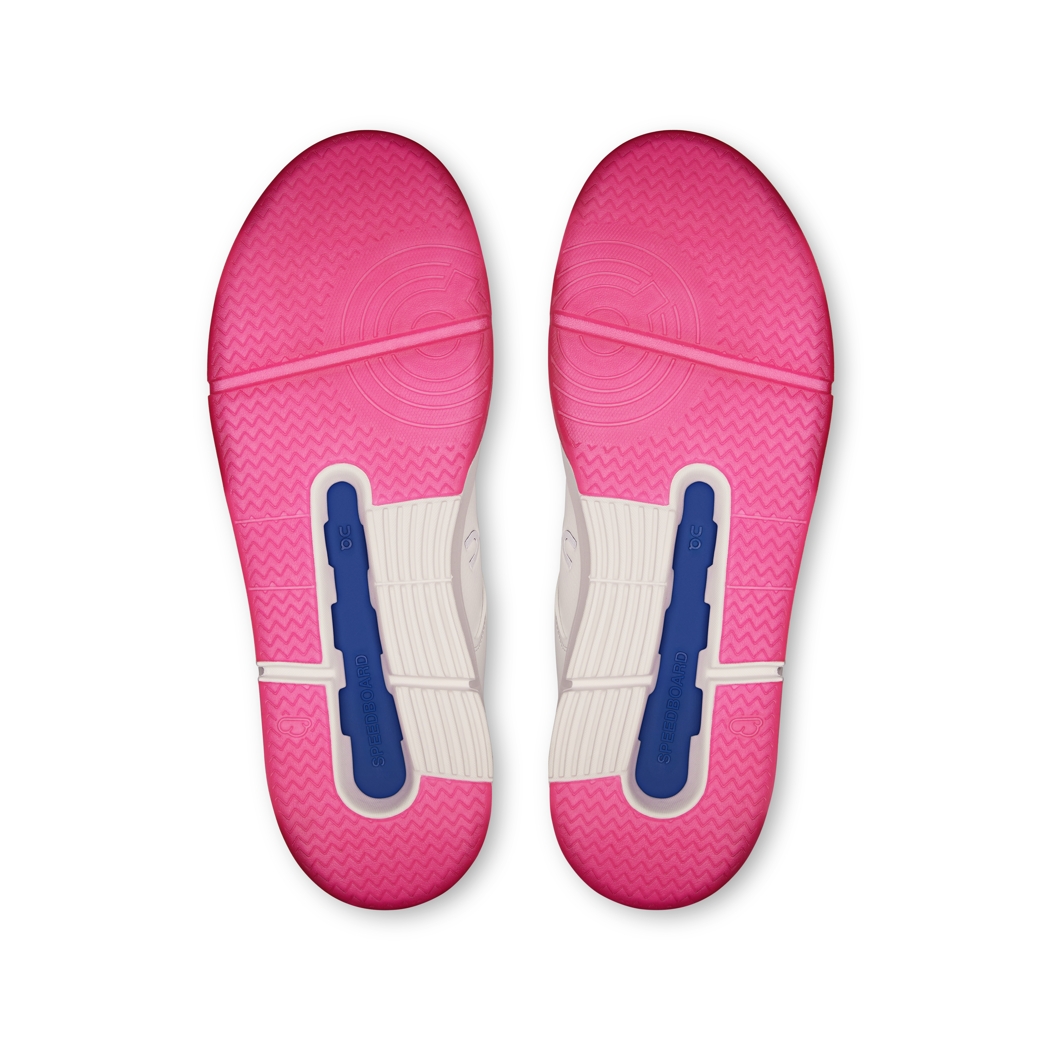 On THE ROGER Clubhouse White & Grenadine Men Tennis Shoes