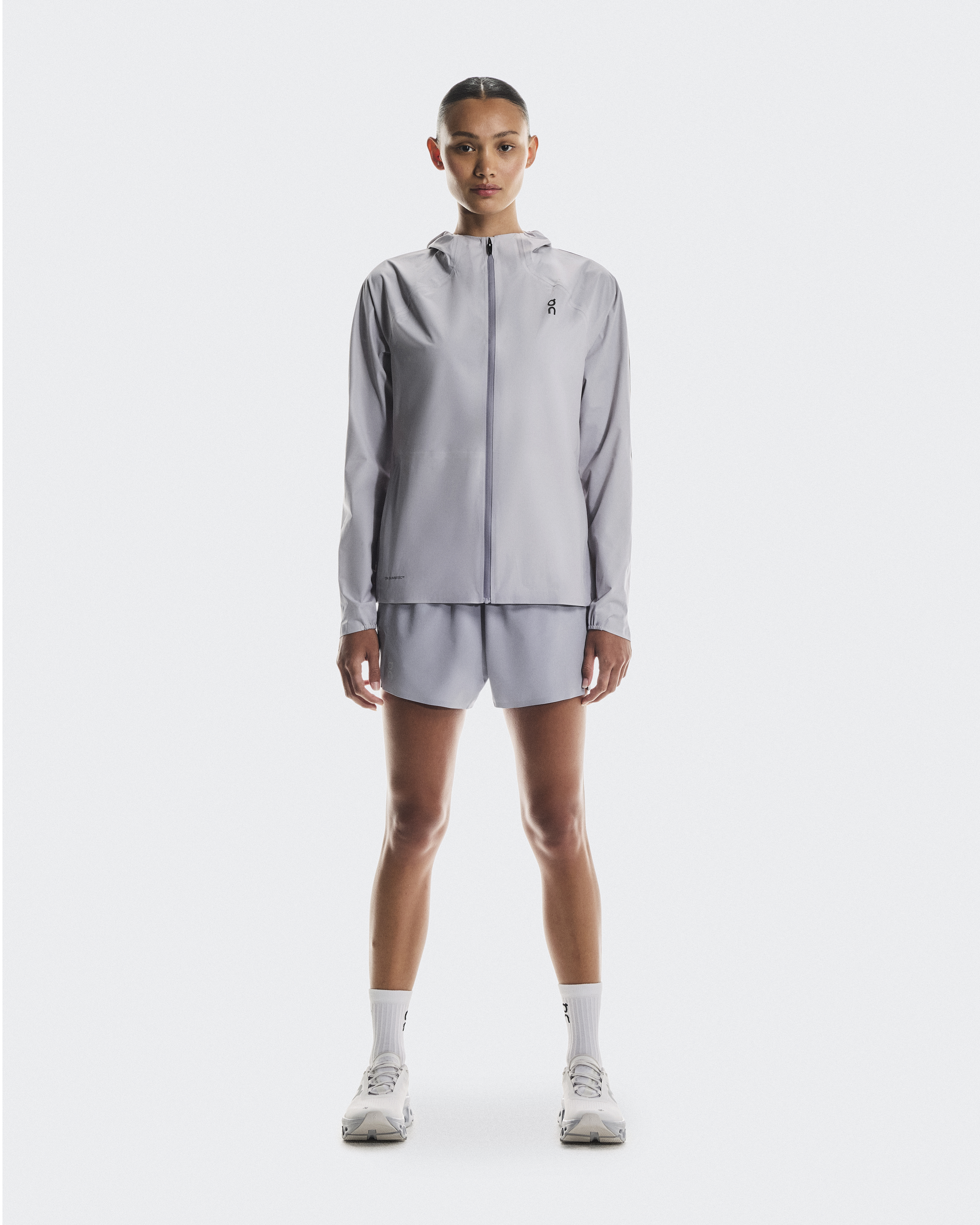 On Performance Jacket Waterproof para Mujer en Lilac, Talla: XL, Polyester