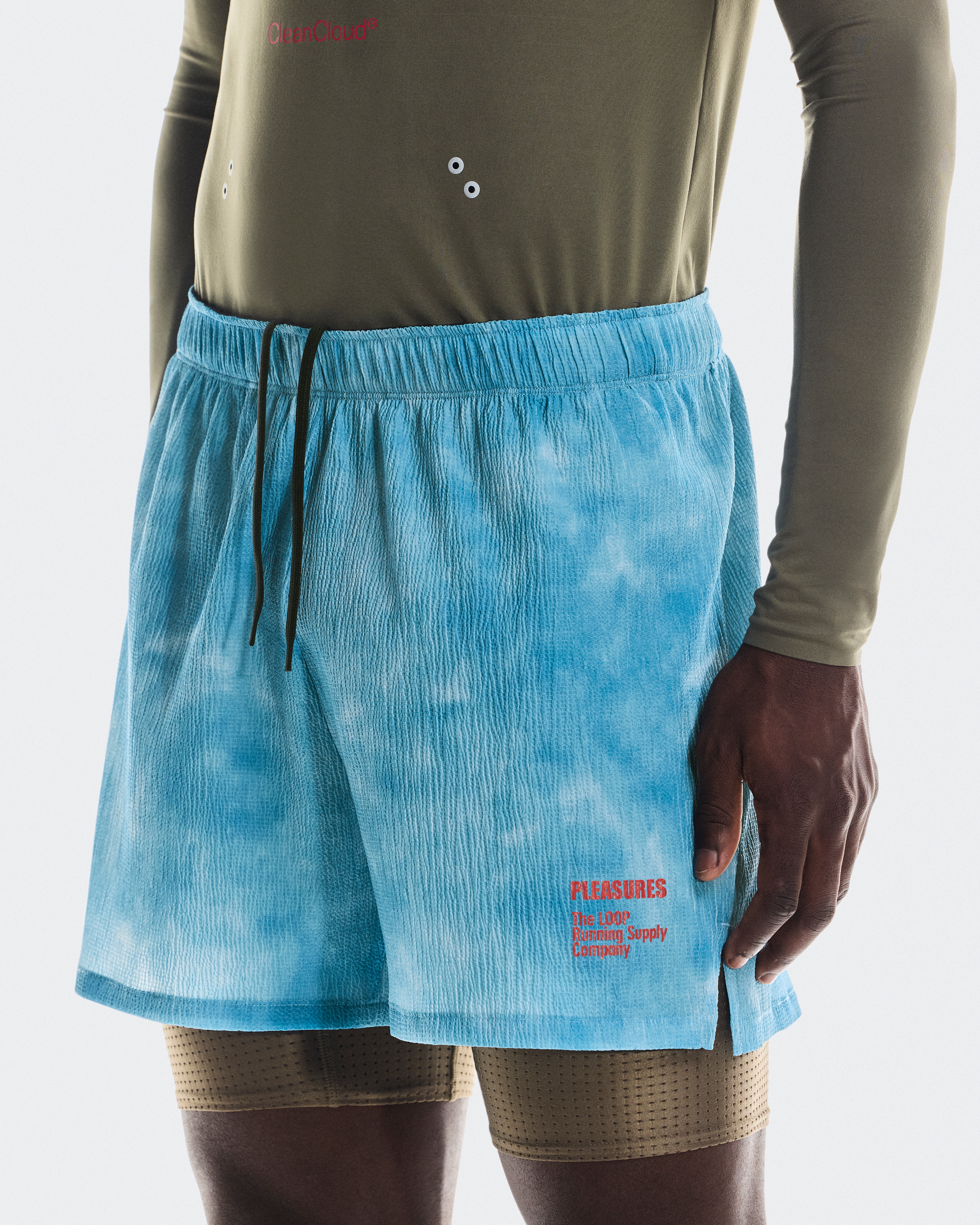 Shorts PLEASURES x The LoopMen / Blizzard / L