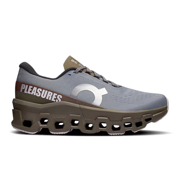 Cloudmonster 2 PLEASURES x The Loop Road Running Shoe in Mist/Olive