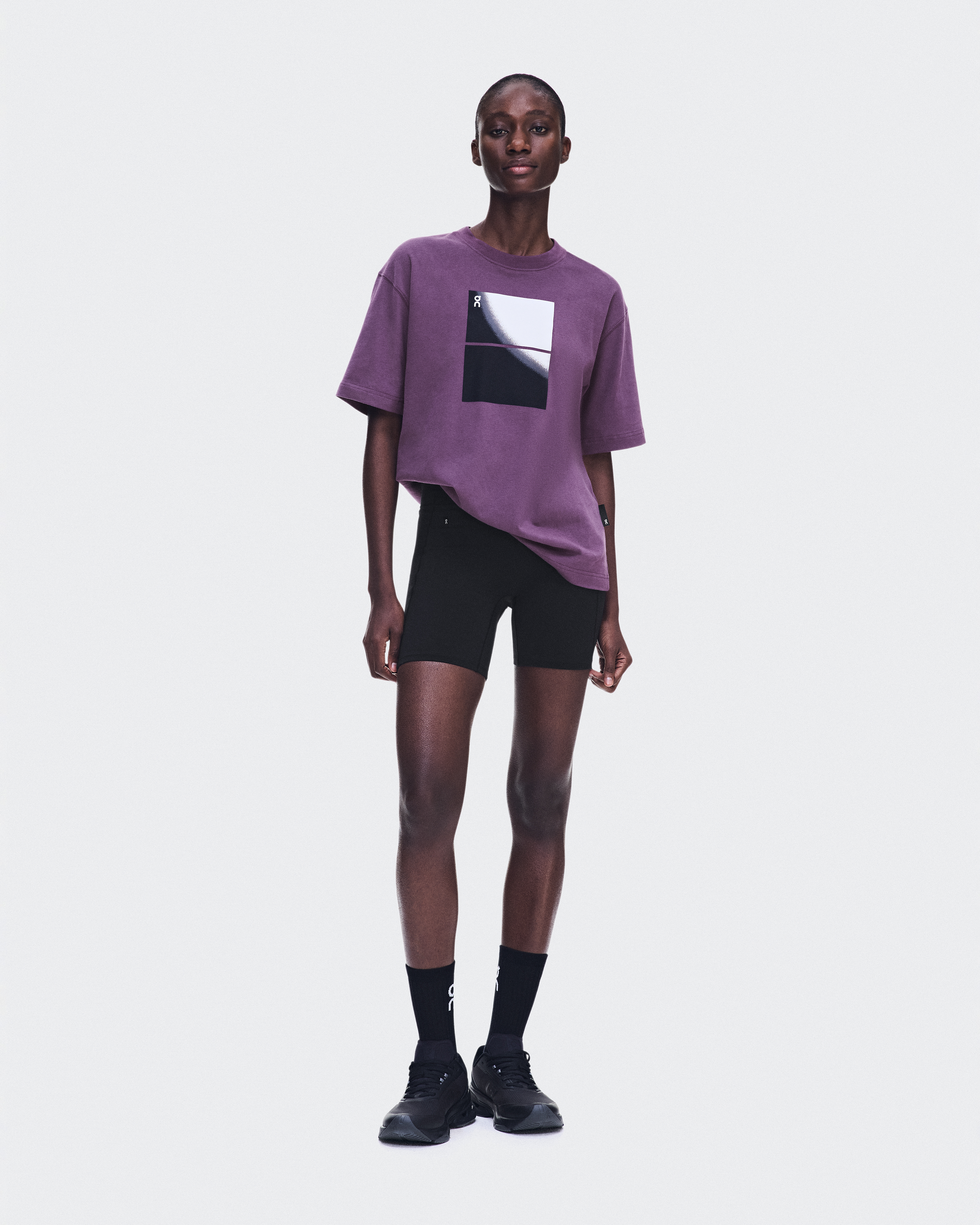 Club-T Swing Short-Sleeve Shirt in Cassis