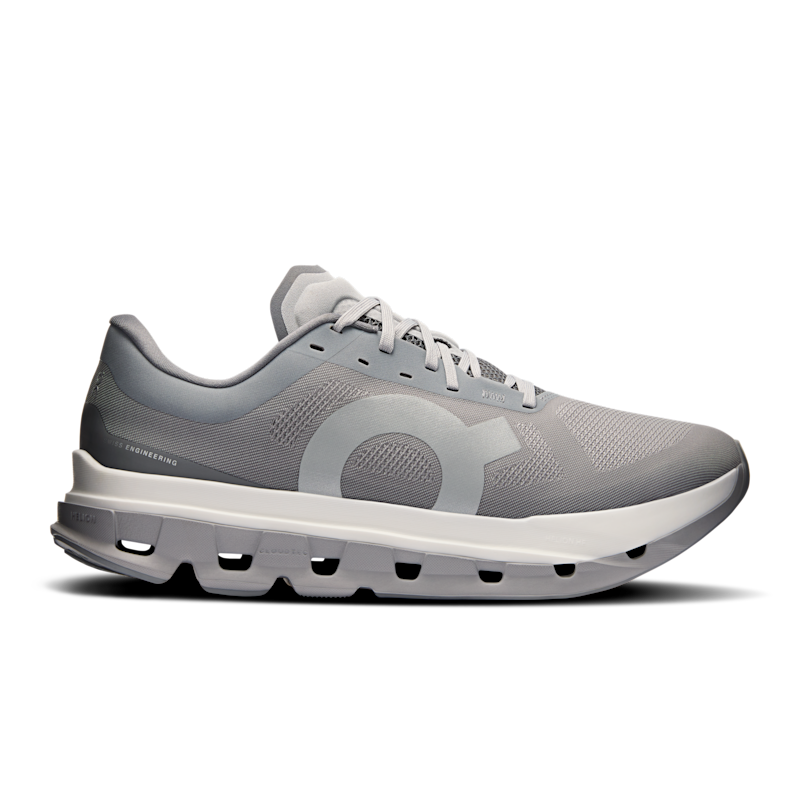 On Men's Cloudflow 5 Road Running Shoe in Alloy/Rock, Size: 11.5, Polyester