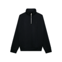 Club Collective 1/4 Zip Sweater in Black