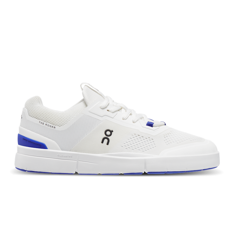On Women's THE ROGER Spin Lifestyle Shoe in Undyed/Indigo, Size: 4