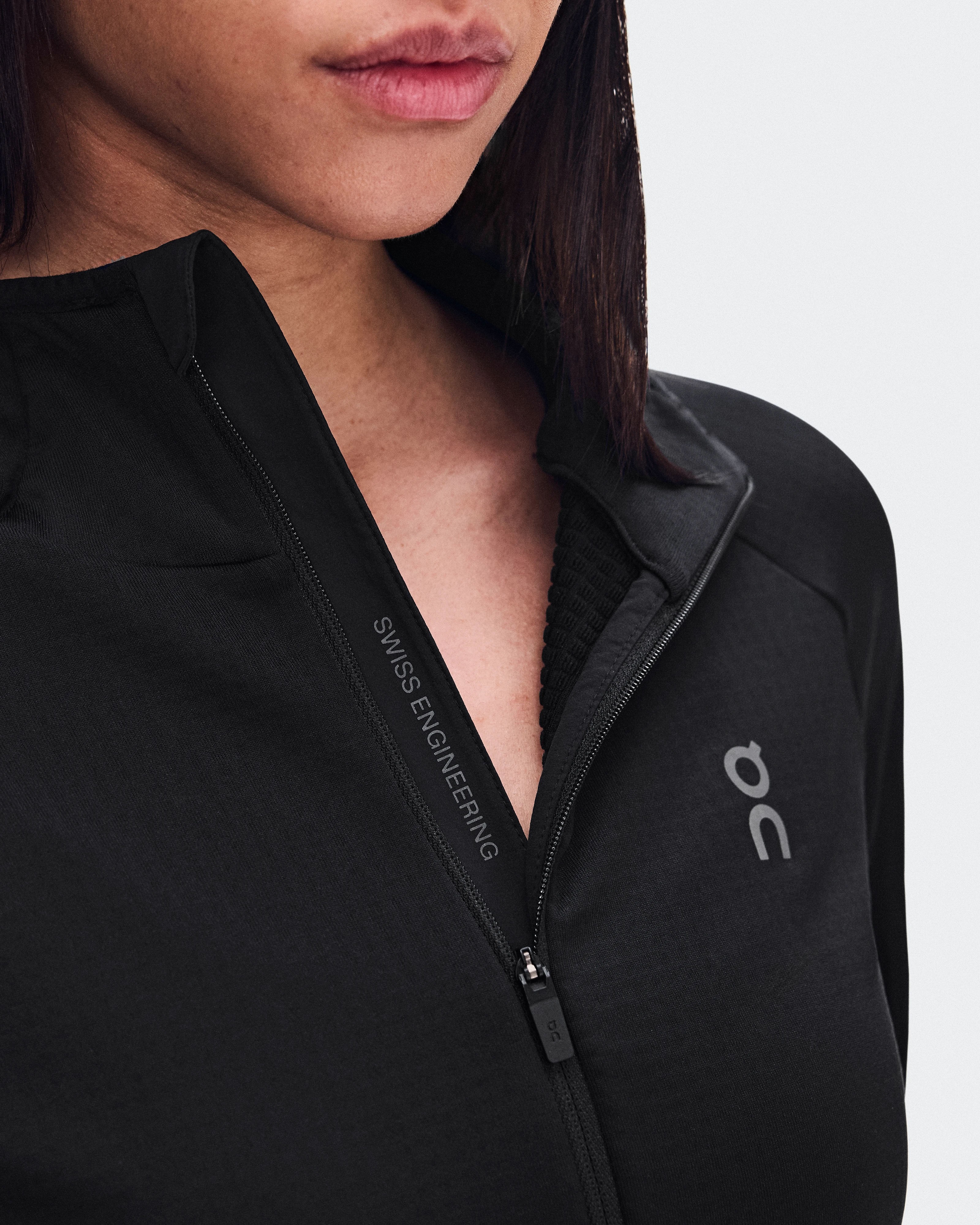 On Climate Zip Hoodie Black Women Hoodies and sweatshirts