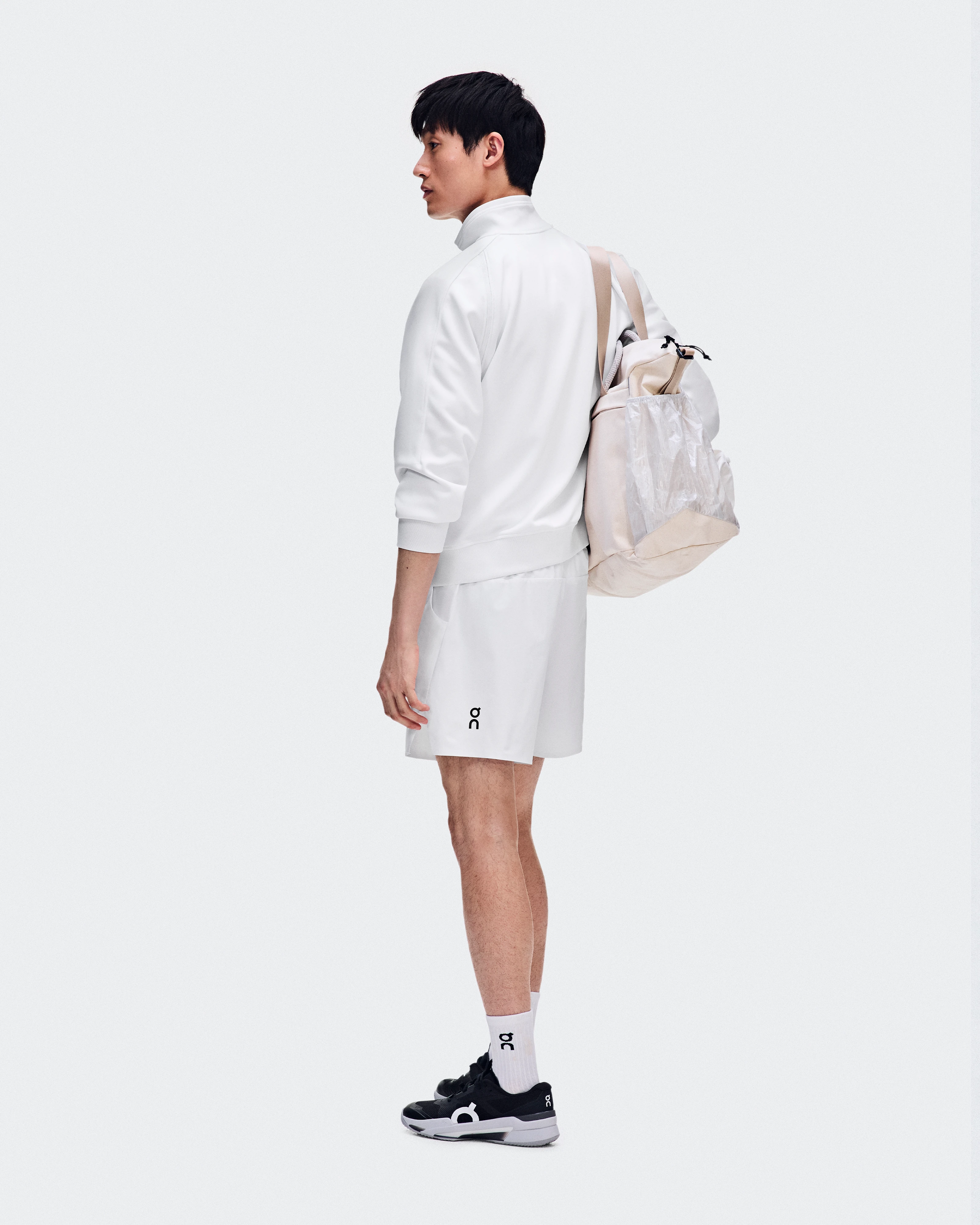 On Courtside Full Zip LDN White Men