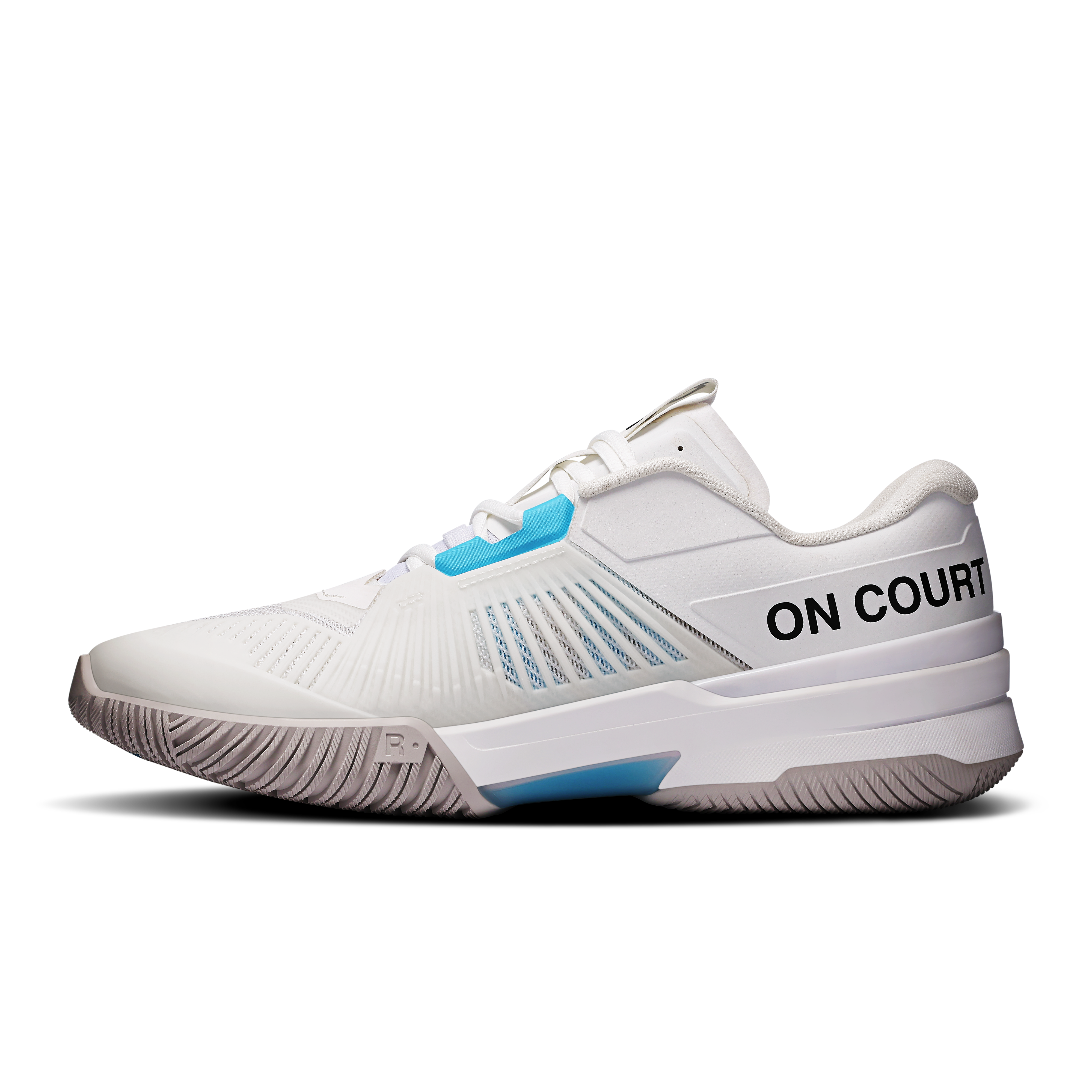 On THE ROGER Pro Fire White & Pink Herren Tennis Schuhe