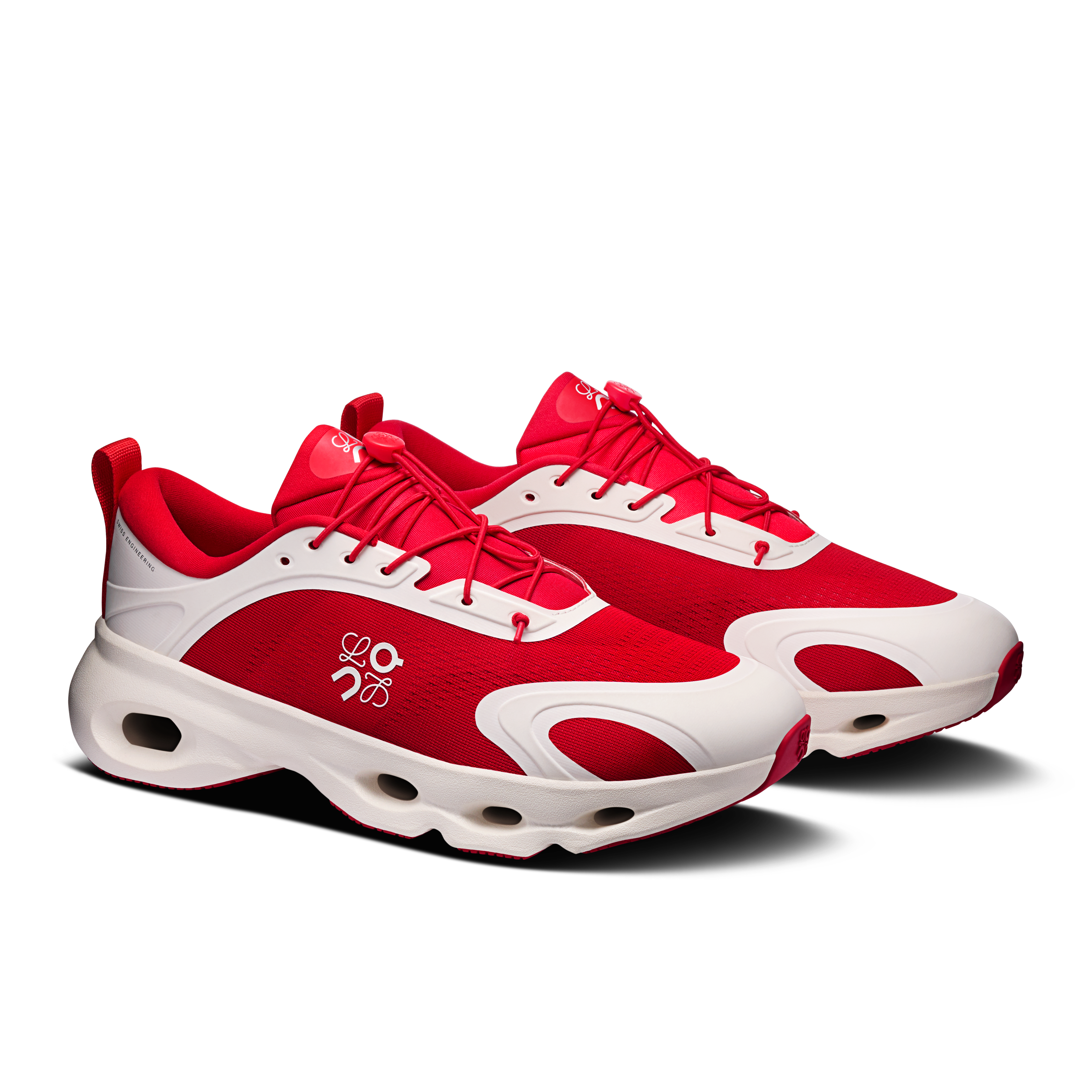 On Cloudsolo LOEWE Red & Eggshell Men Active life Shoes