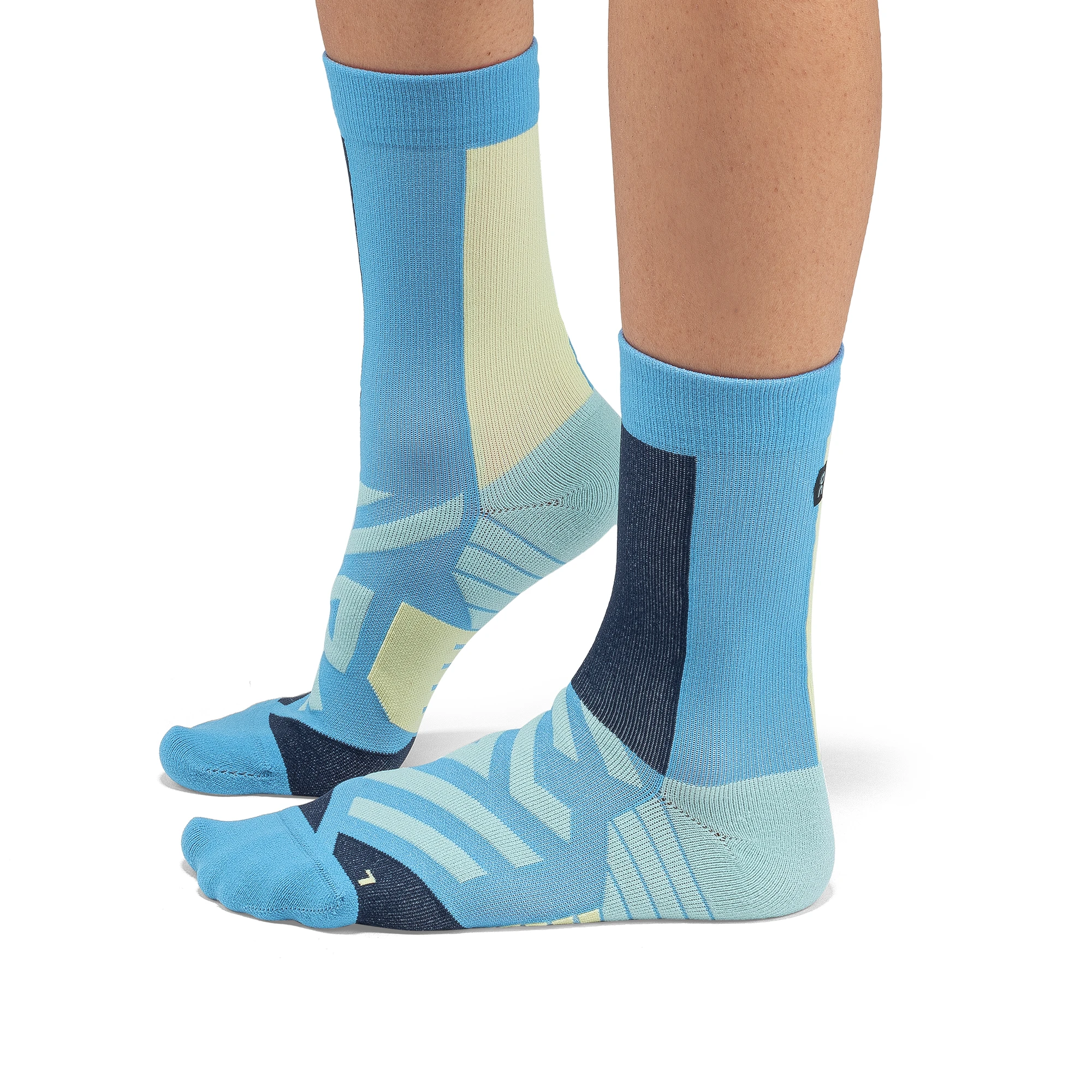 On Chaussettes Running Femme - Performance Mid - Doe & Creek