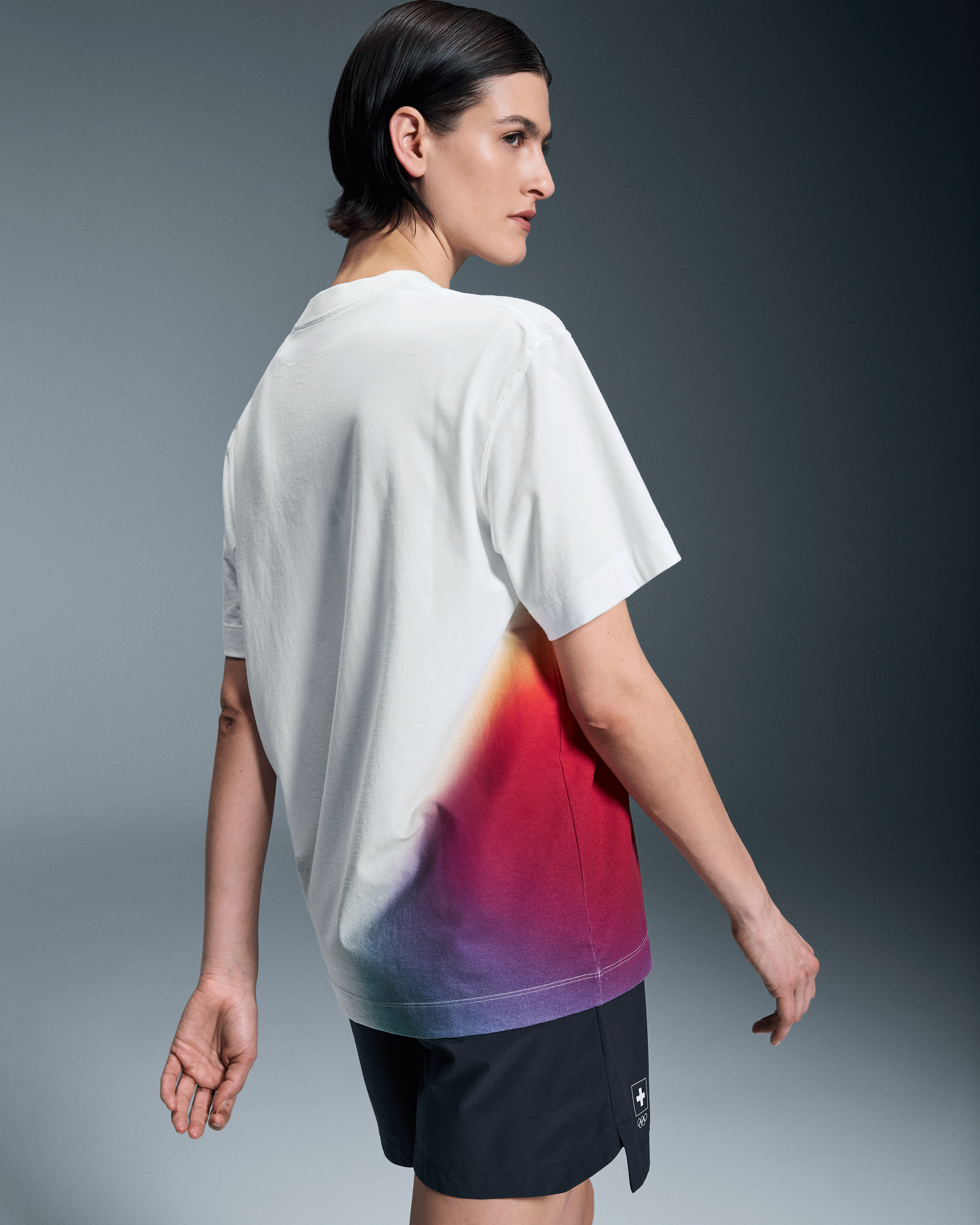 On Swiss Olympic Club-T Undyed-White & Limited Women Tops and t-shirts