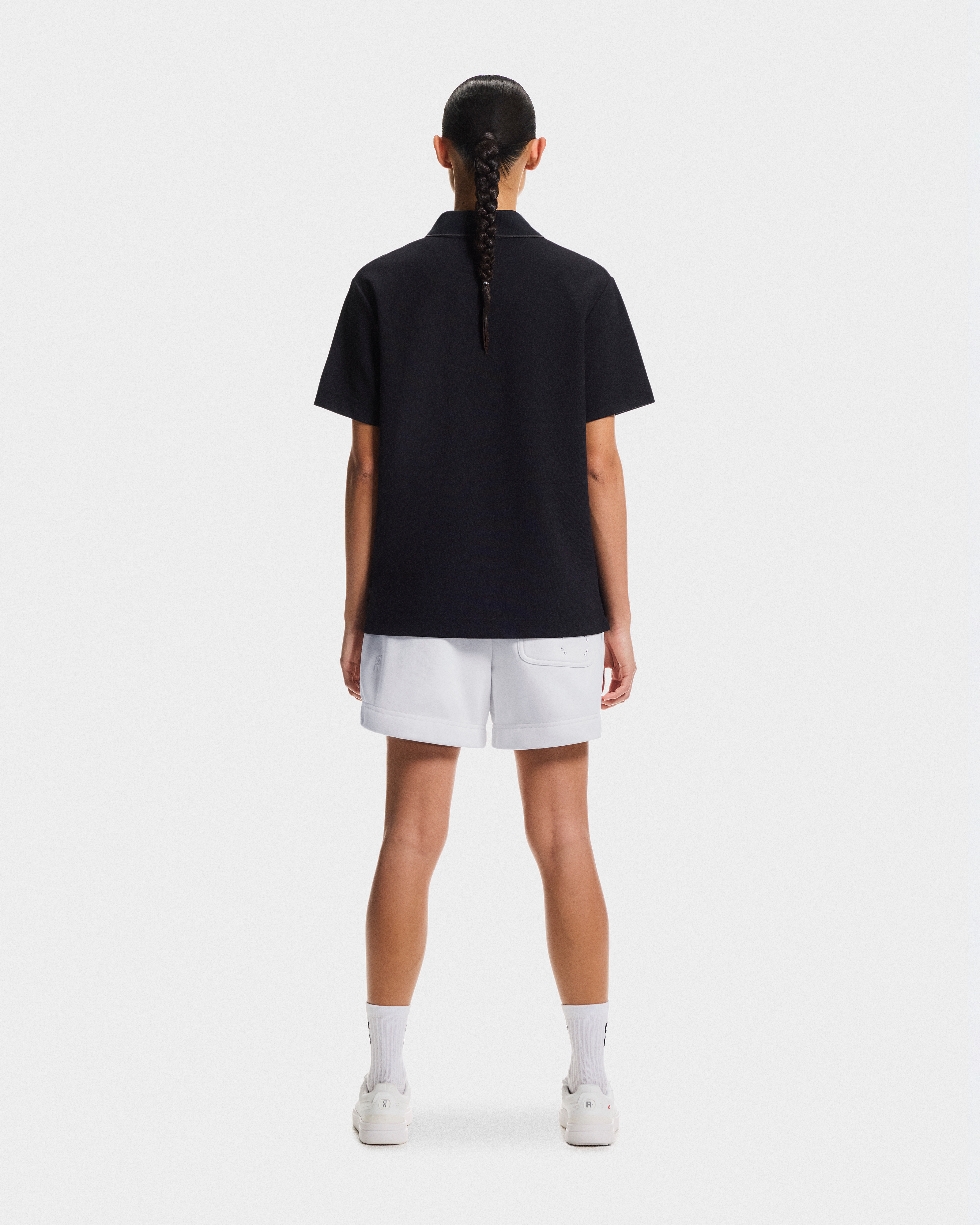 Courtside Poloنحيف / Black | Eclipse / L