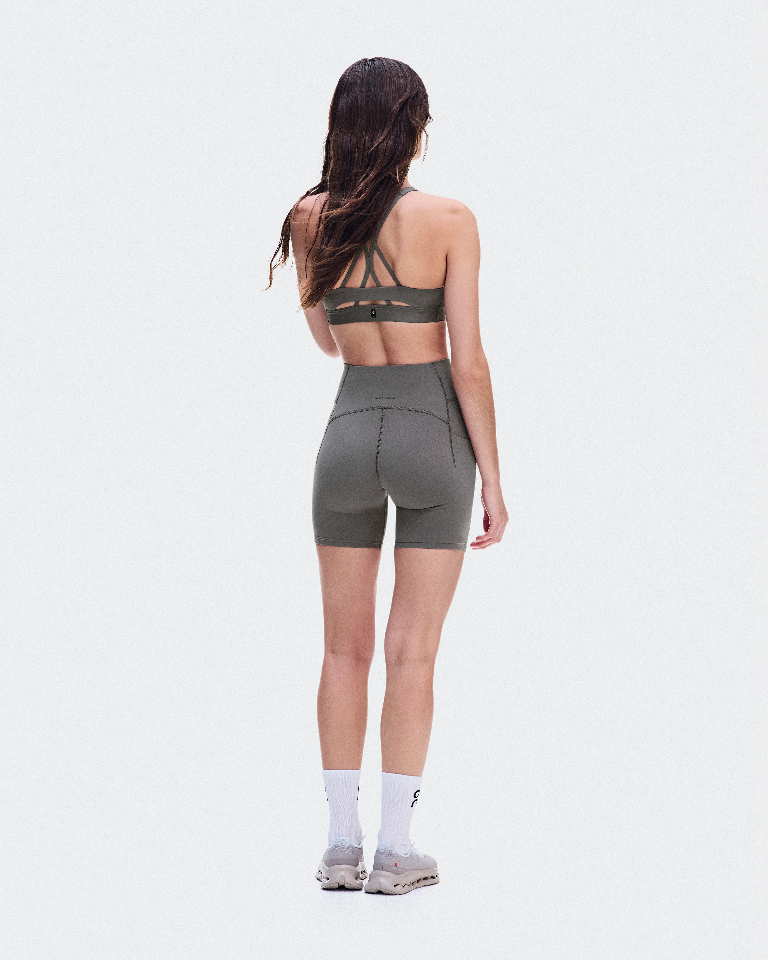 On Studio Leggings Short 6" Ember Mujer Mallas y leggins