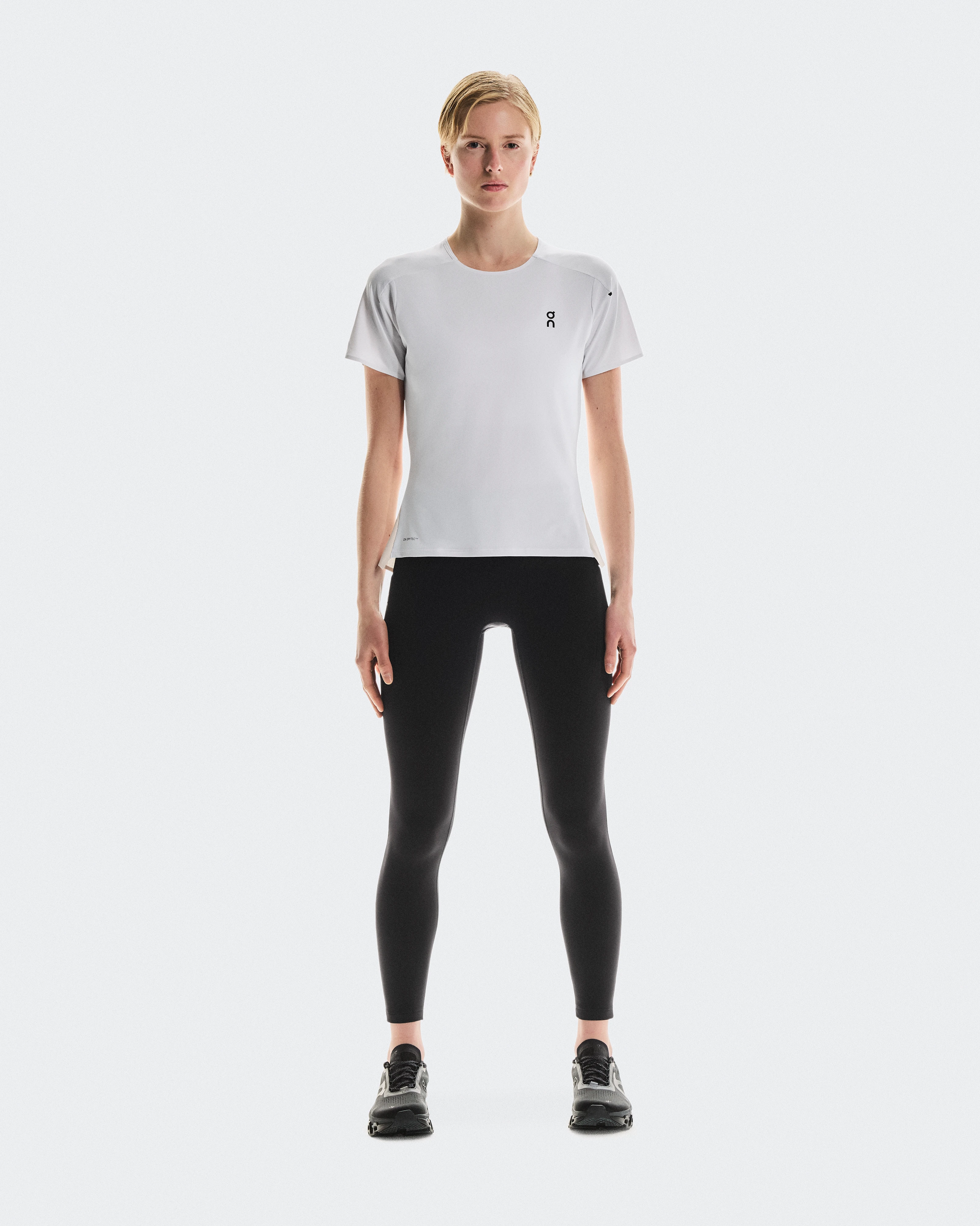 On Performance-T White & Silver Women Tops and t-shirts