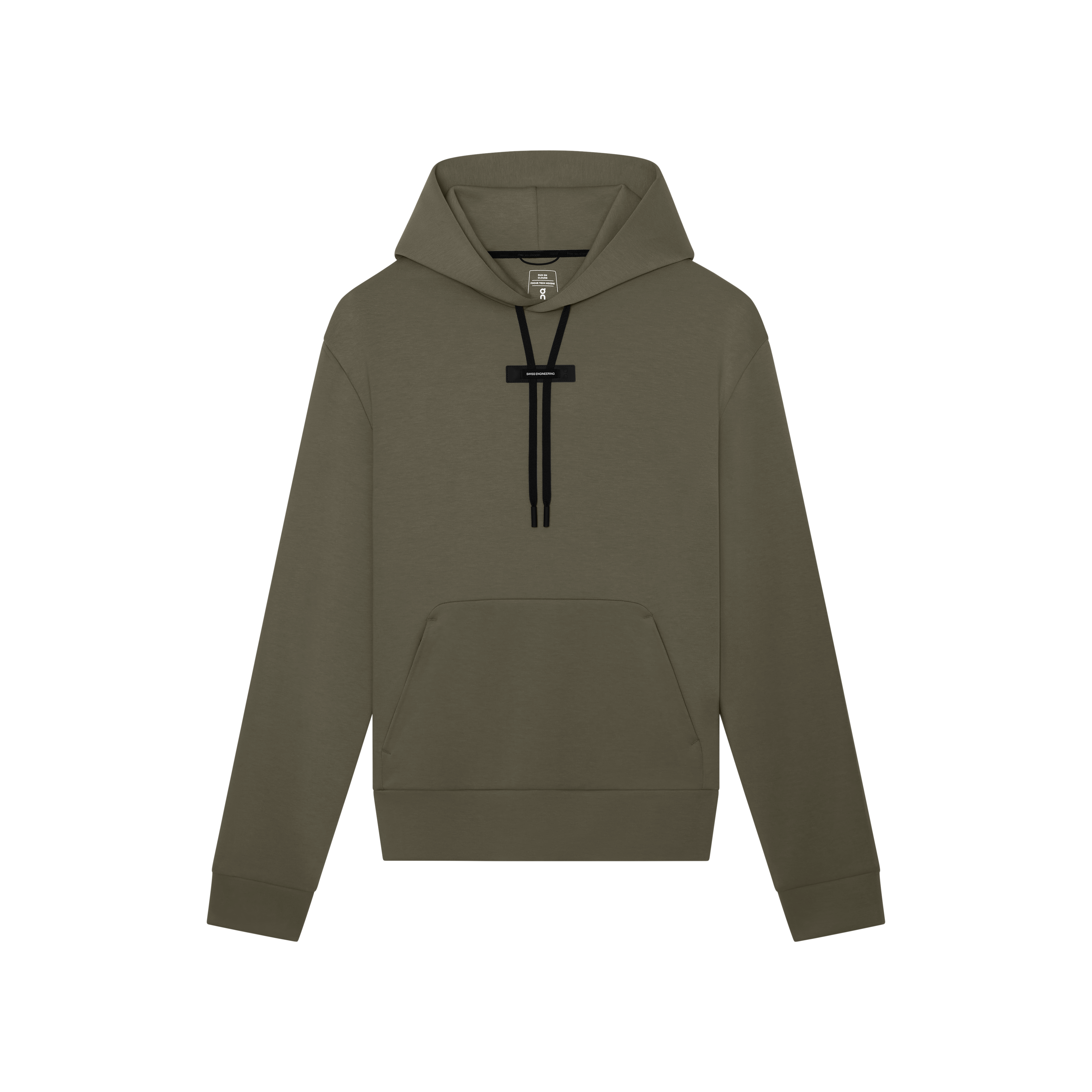 Focus Tech Hoodie in Bark