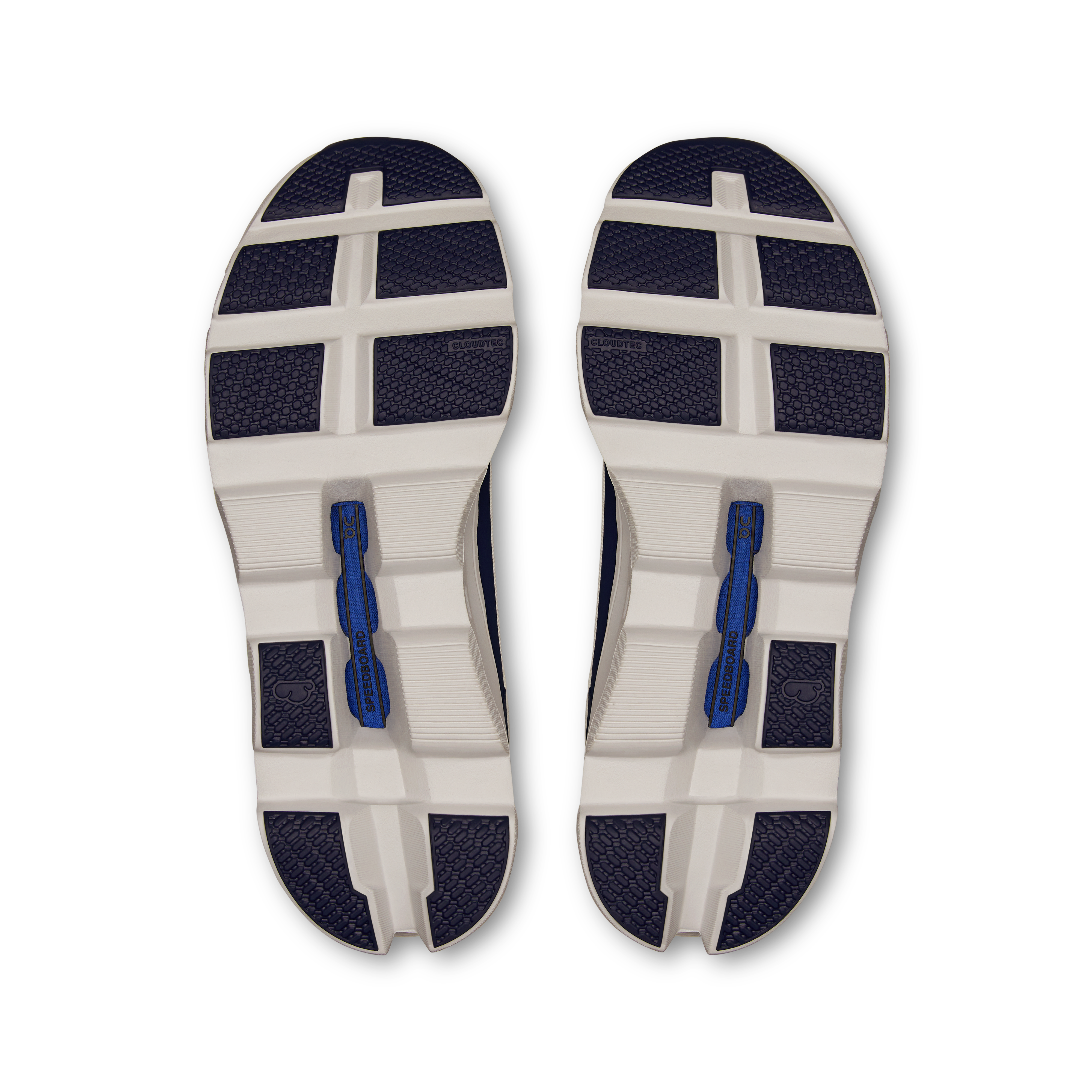 On Cloudmonster Ivory & Midnight Herren Strassenlauf Schuhe