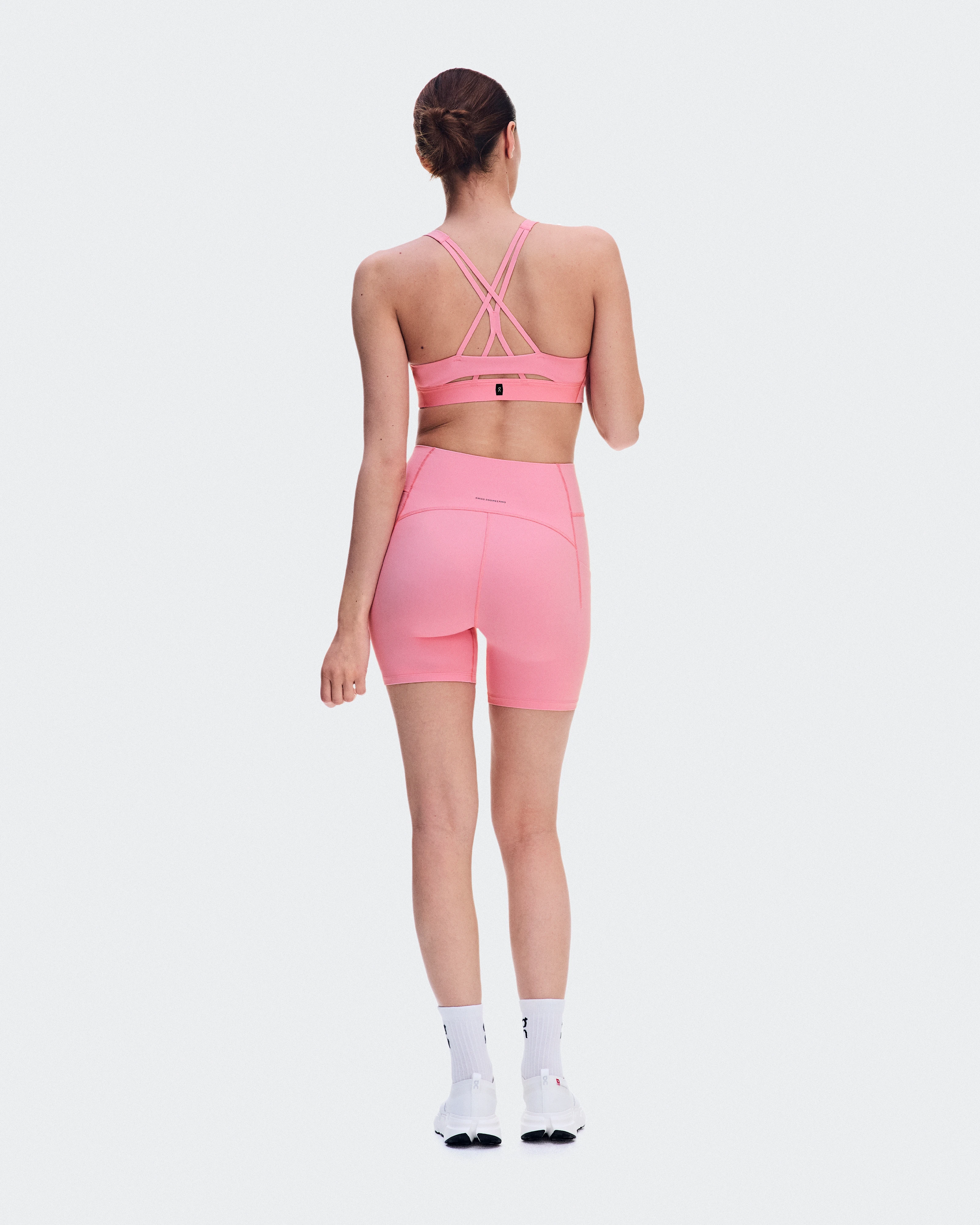 On Studio Leggings Short 6" Magnolia Damen Tights & Leggings