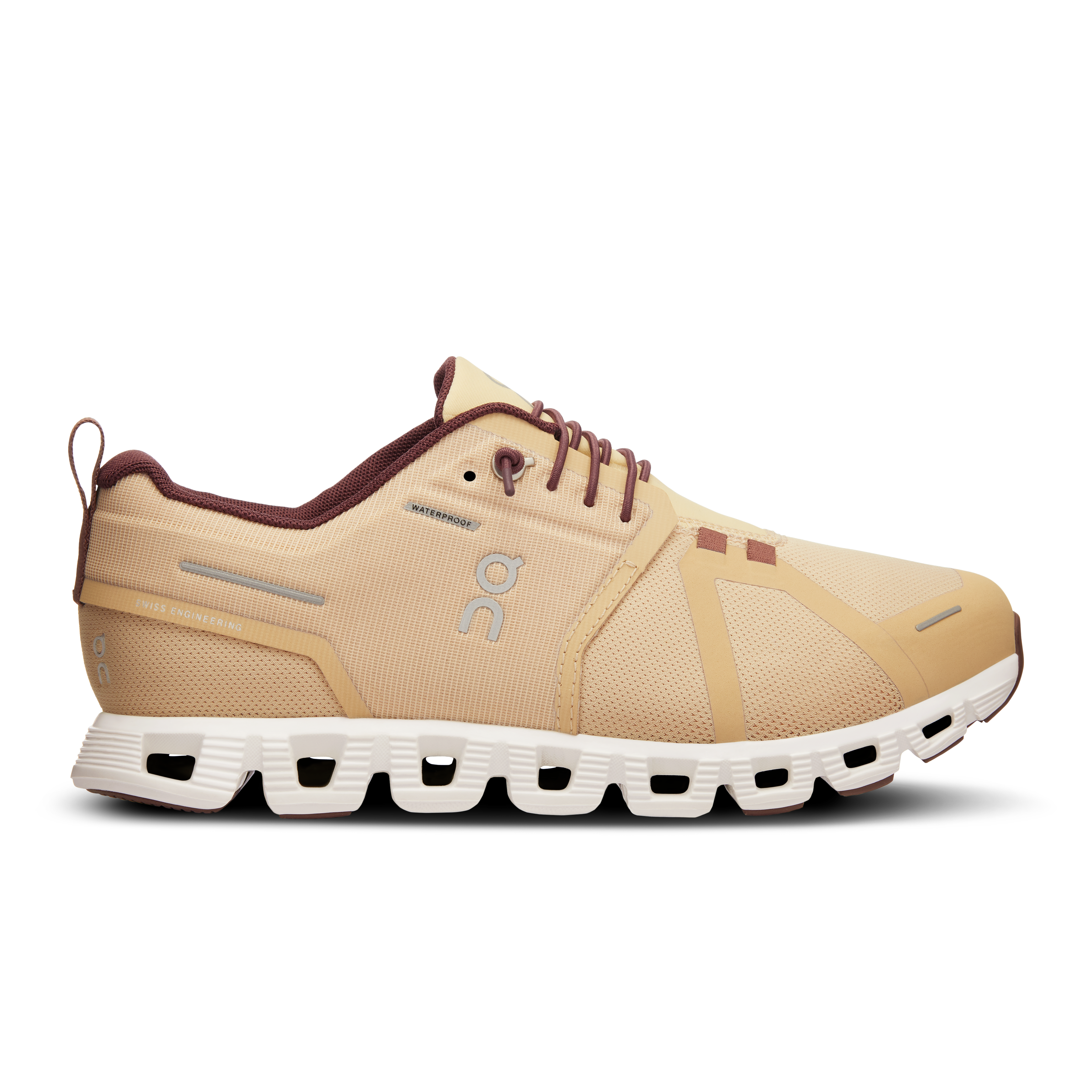 On Cloud 5 Waterproof Savannah & Ivory Damen Aktiver Lebensstil Schuhe
