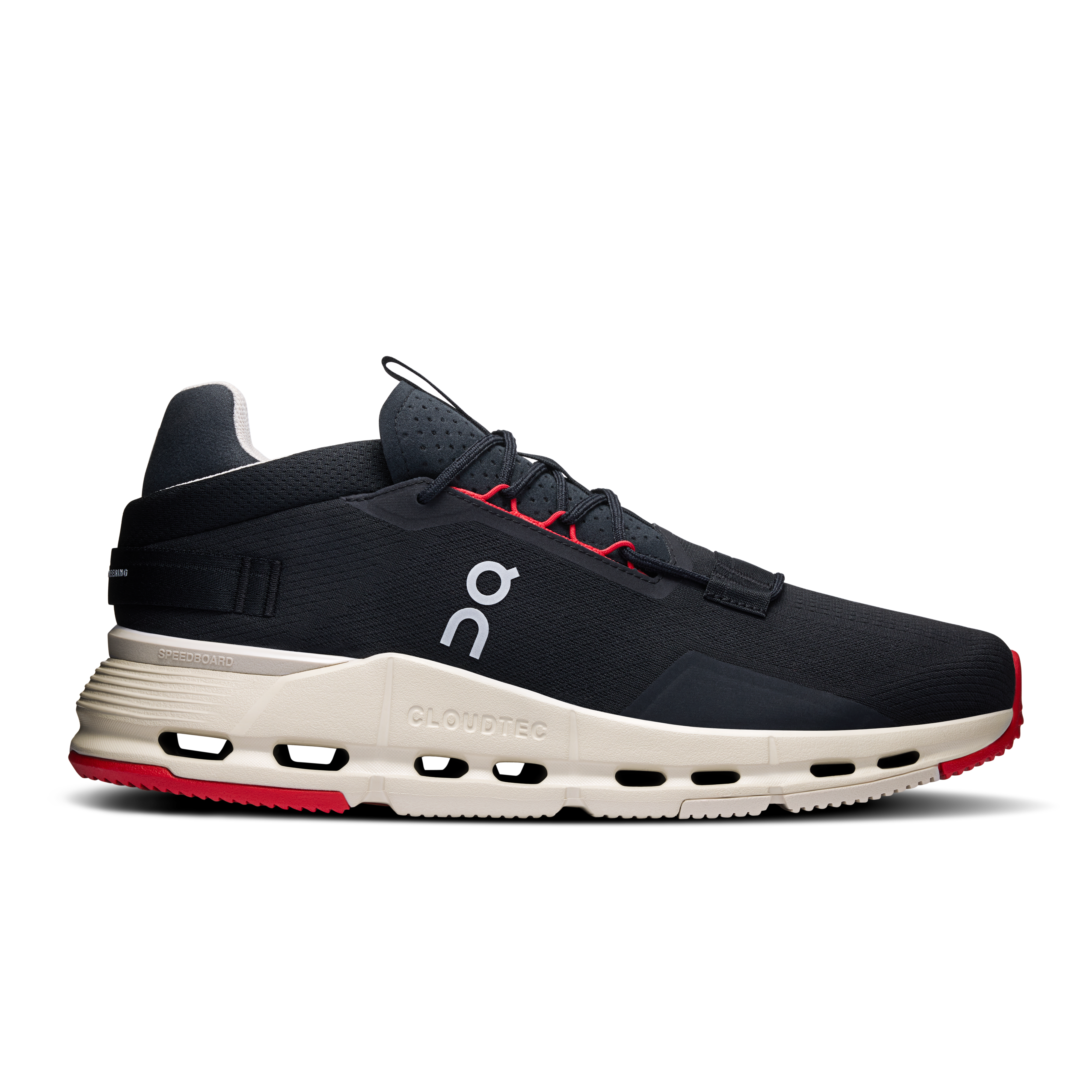 Cloudnova 2 Lifestyle Shoe in Black/Red