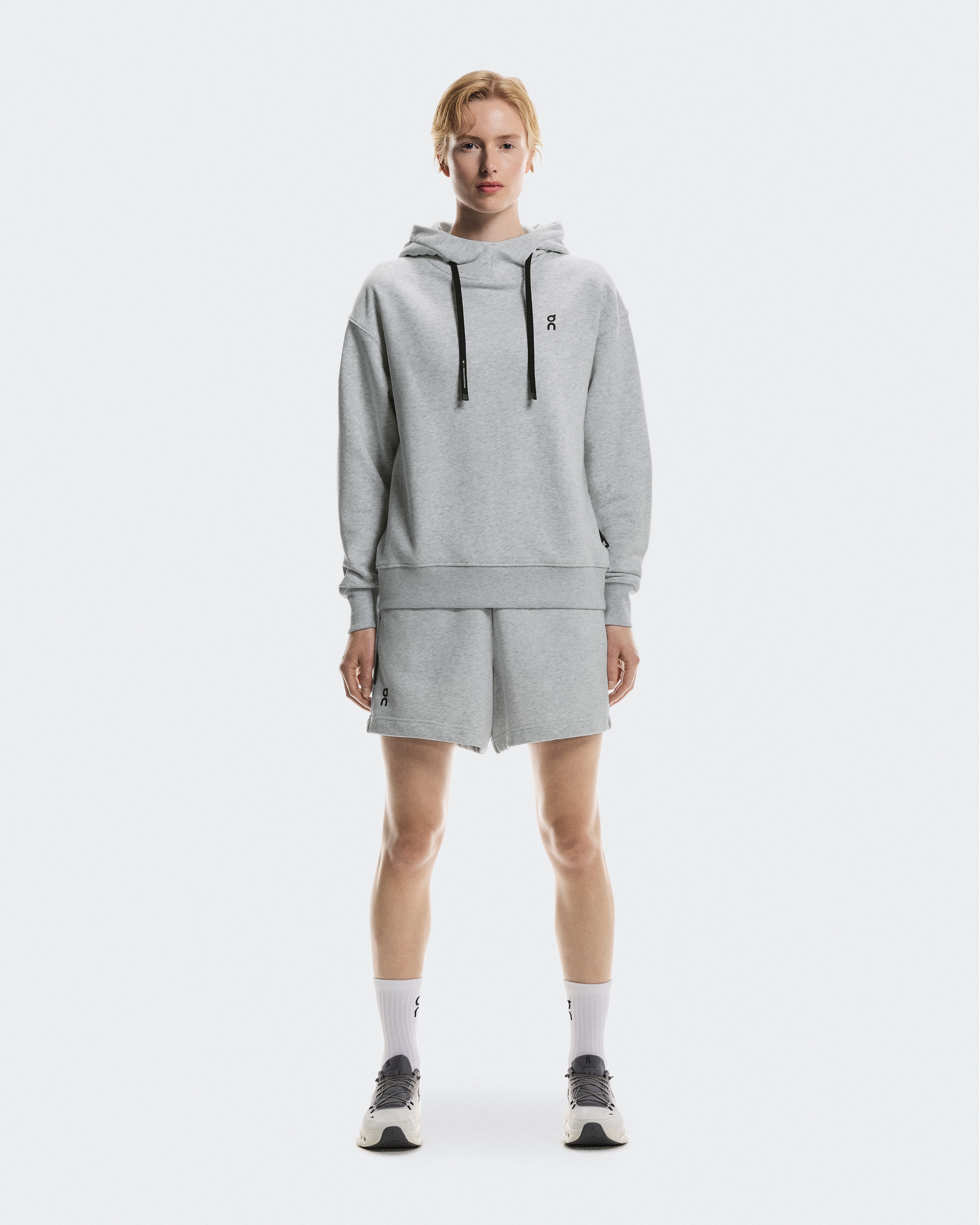 On Club Hoodie Graphic, Heather, Women