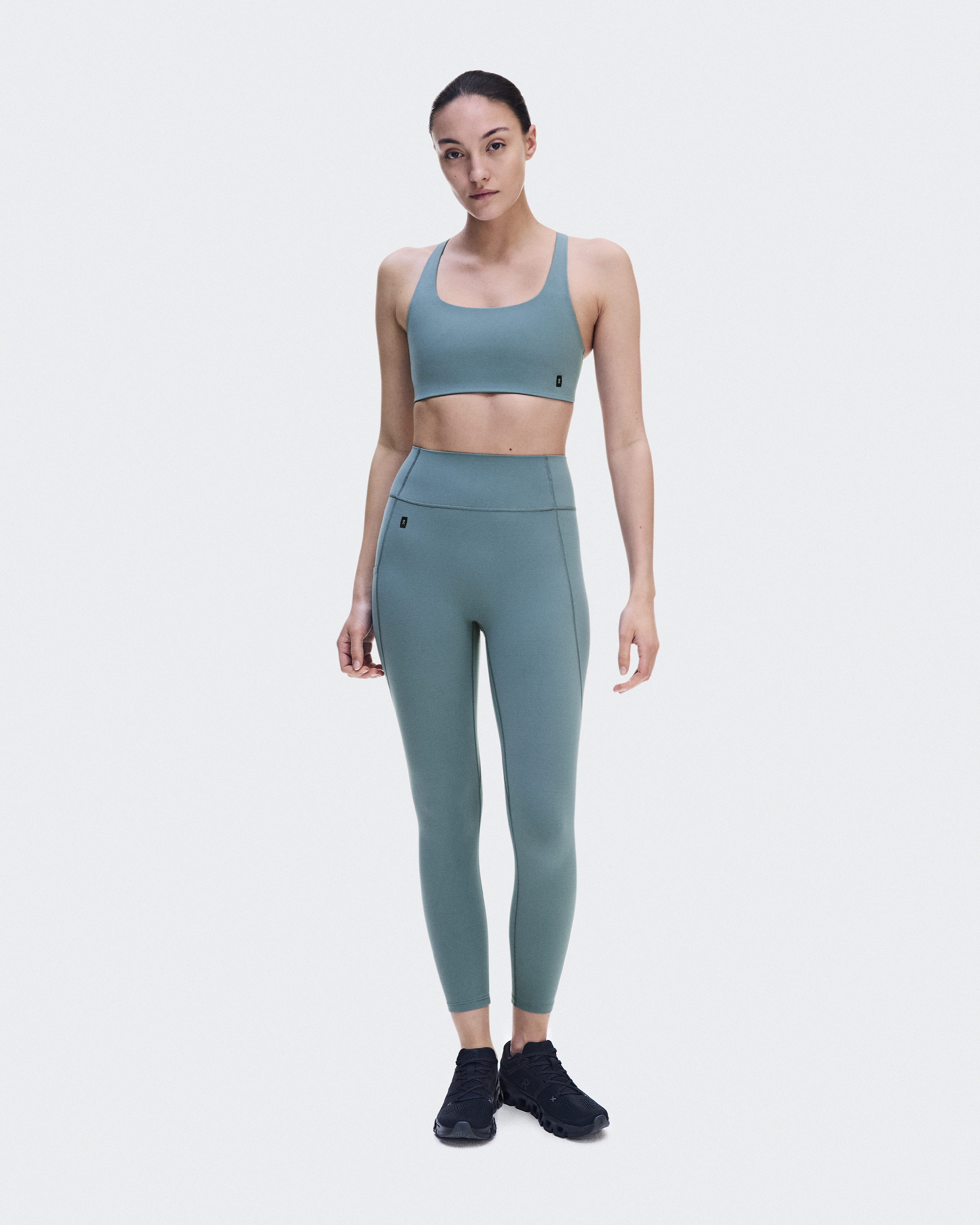 Studio Leggings 7/8 Mid-Length Tights in Agave