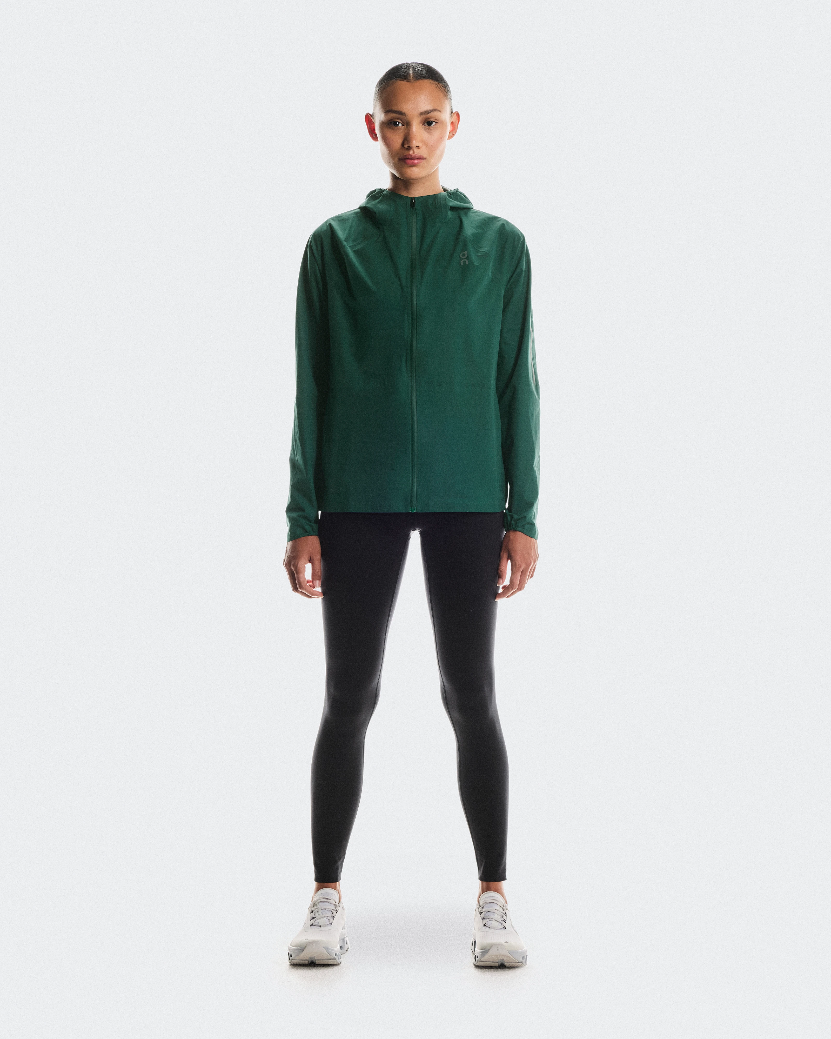 On Performance Jacket Waterproof Spirulina Mujer Chaquetas