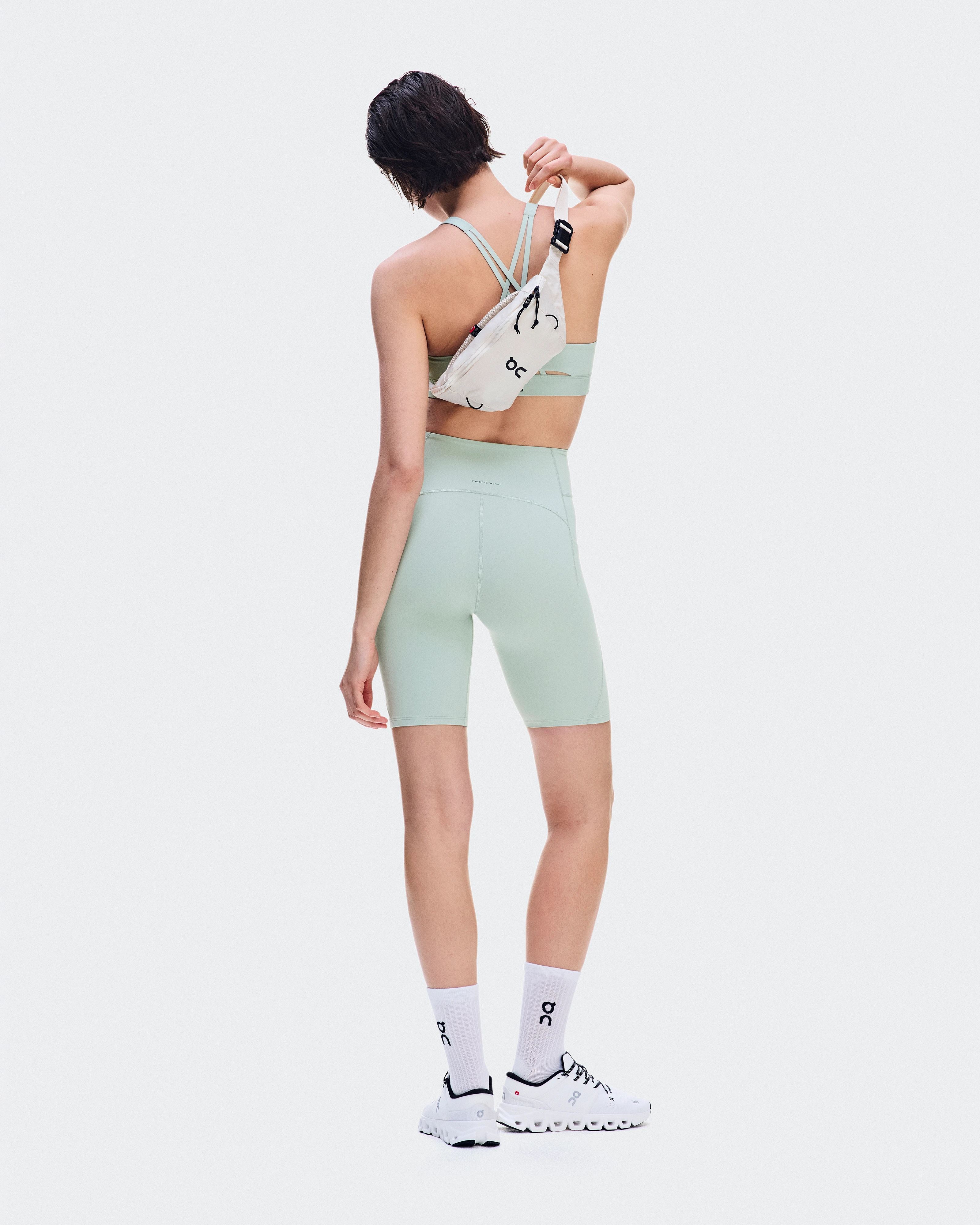 On Studio Leggings Short Mineral Women Tights