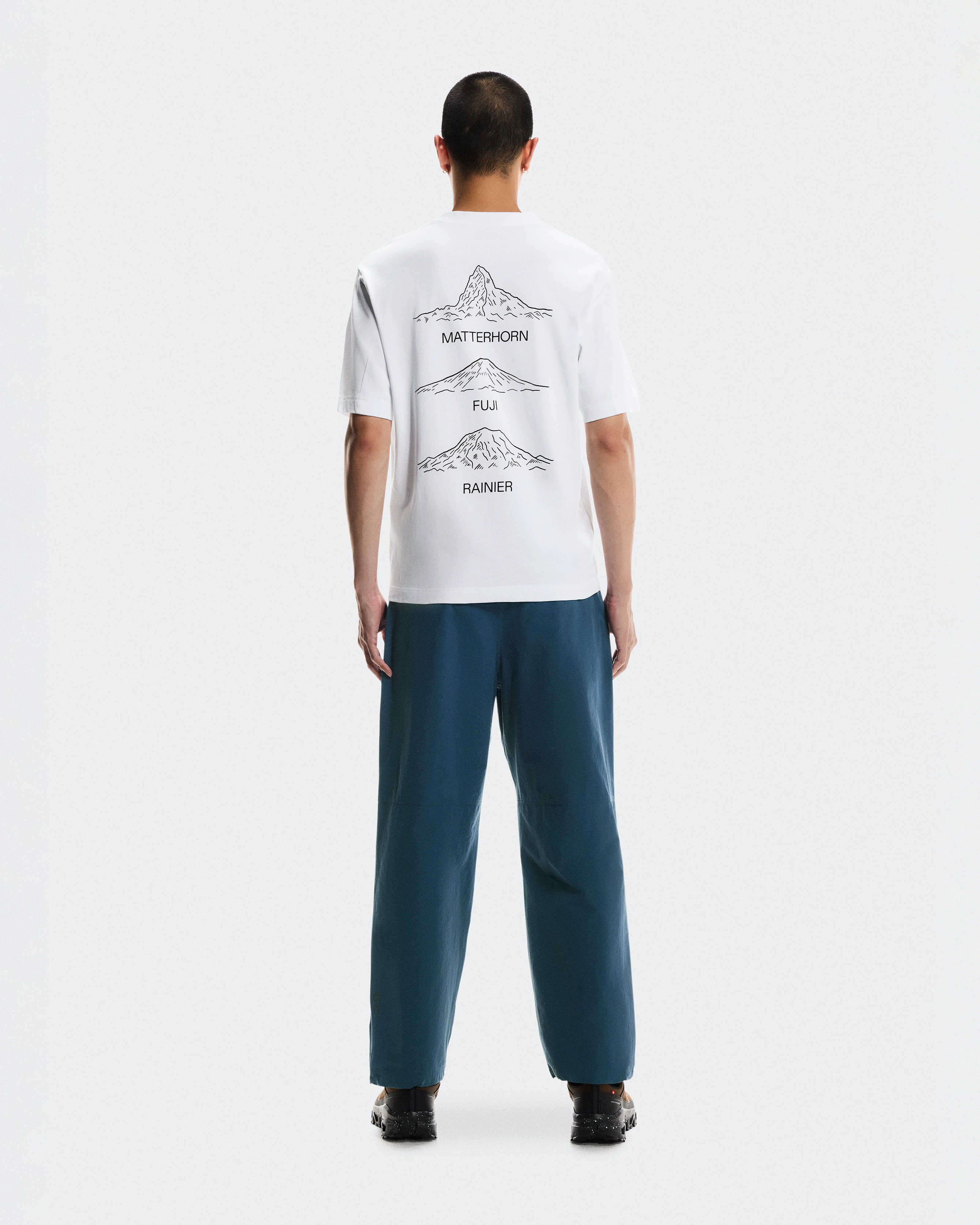 On Studio-T BEAMS REI White Unisex Tops and t-shirts