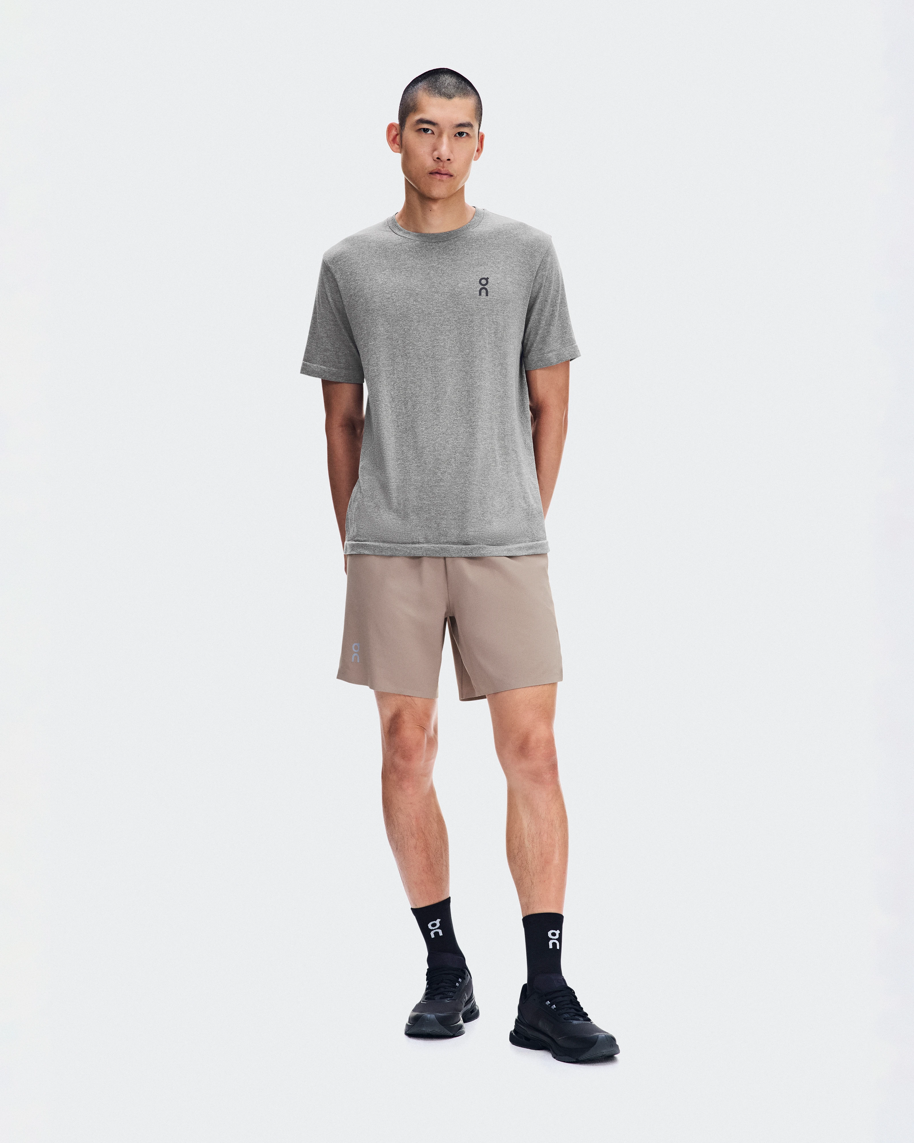 On Train Flex-T Clay Heather Men Tops and t-shirts