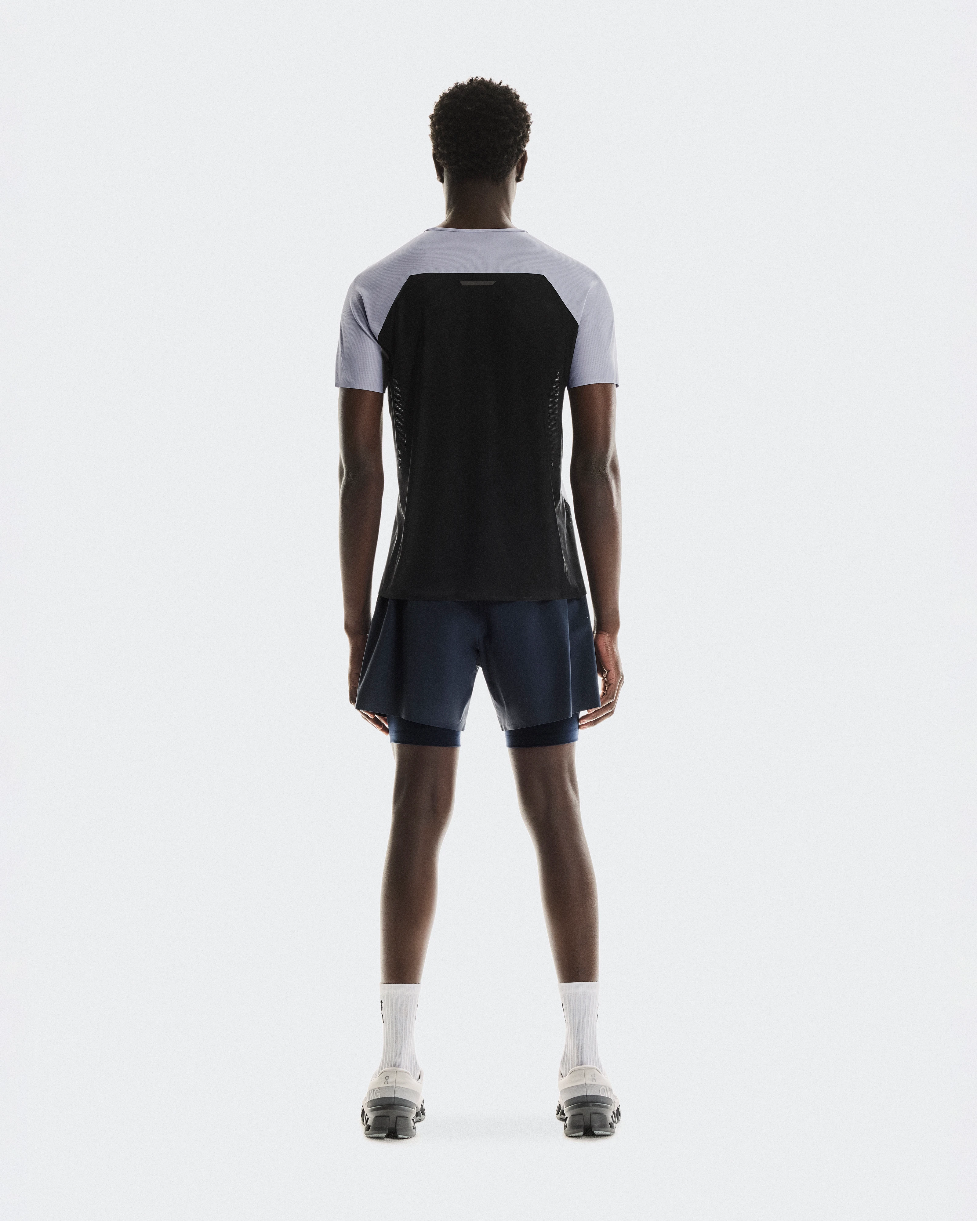 On Performance-T Lilac & Black Men Tops and t-shirts