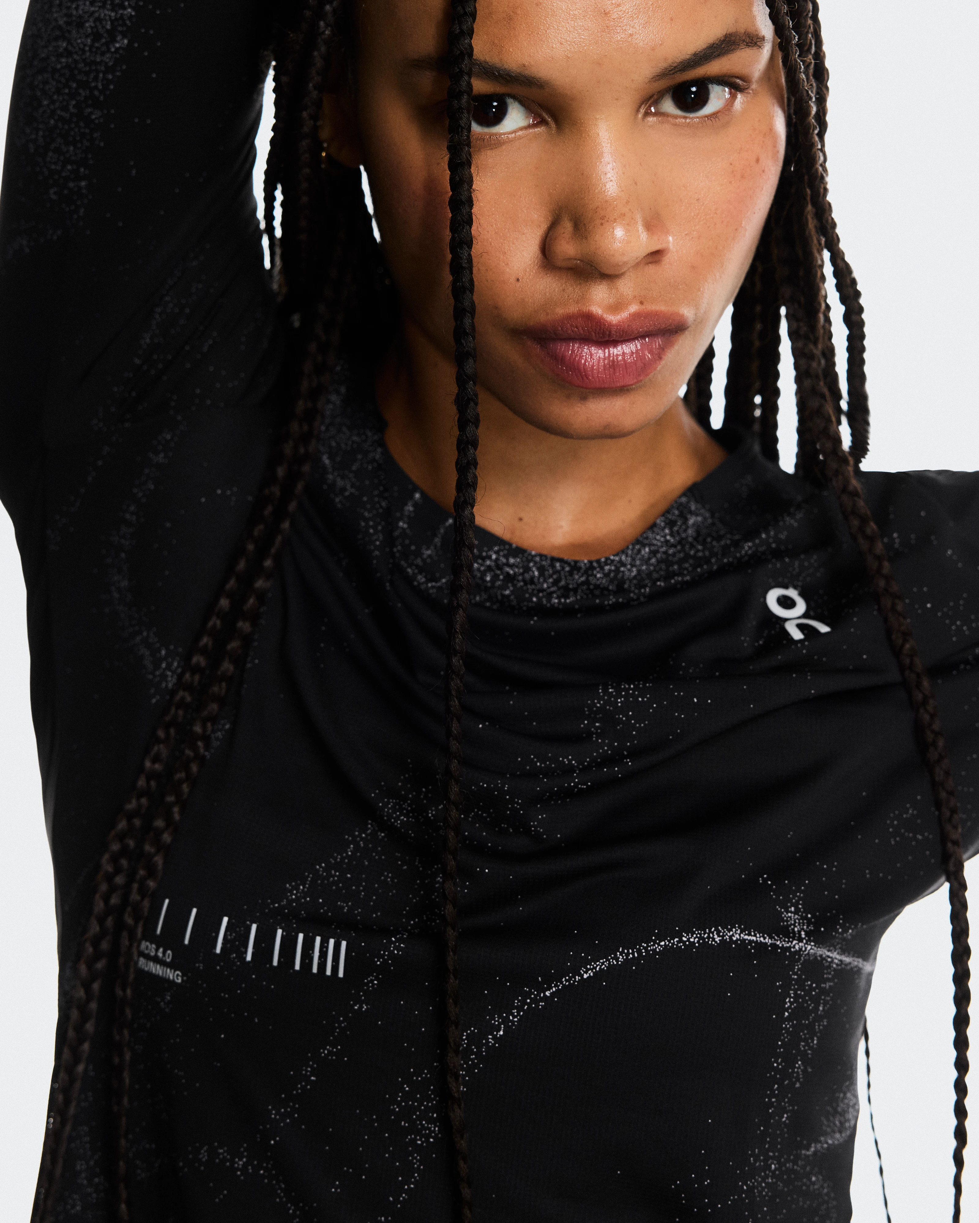 On Performance Long-T Lumos Black Women Tops and t-shirts