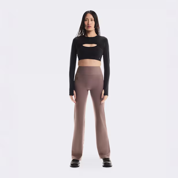 Studio Flared Tights 32" in Ash